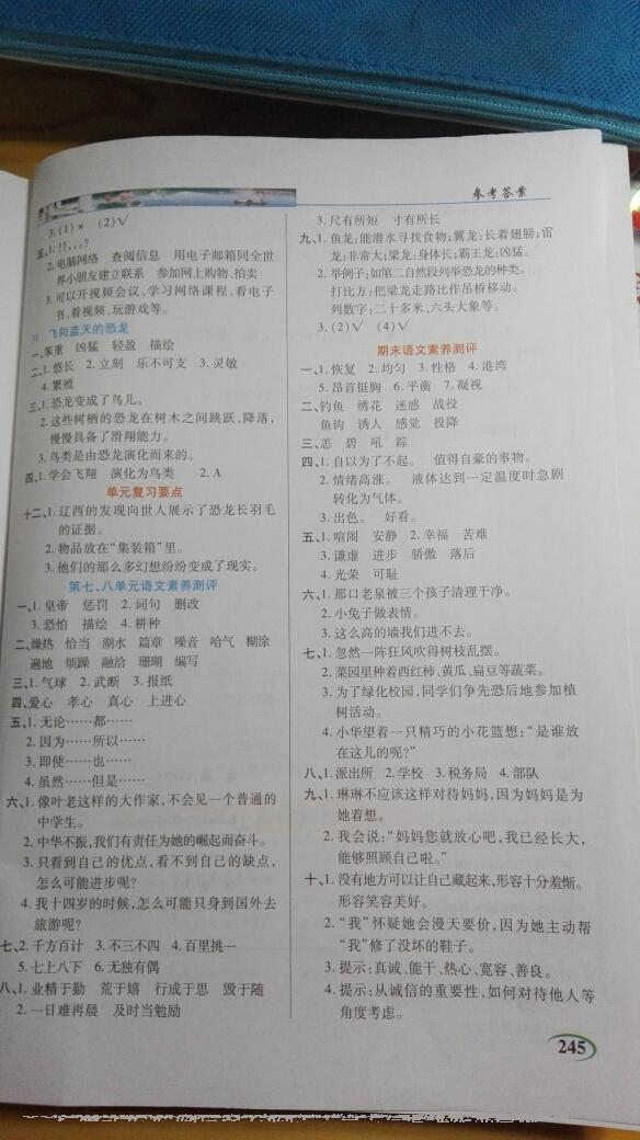 2016年新世紀(jì)英才英才教程四年級(jí)語(yǔ)文上冊(cè)人教版 第17頁(yè)