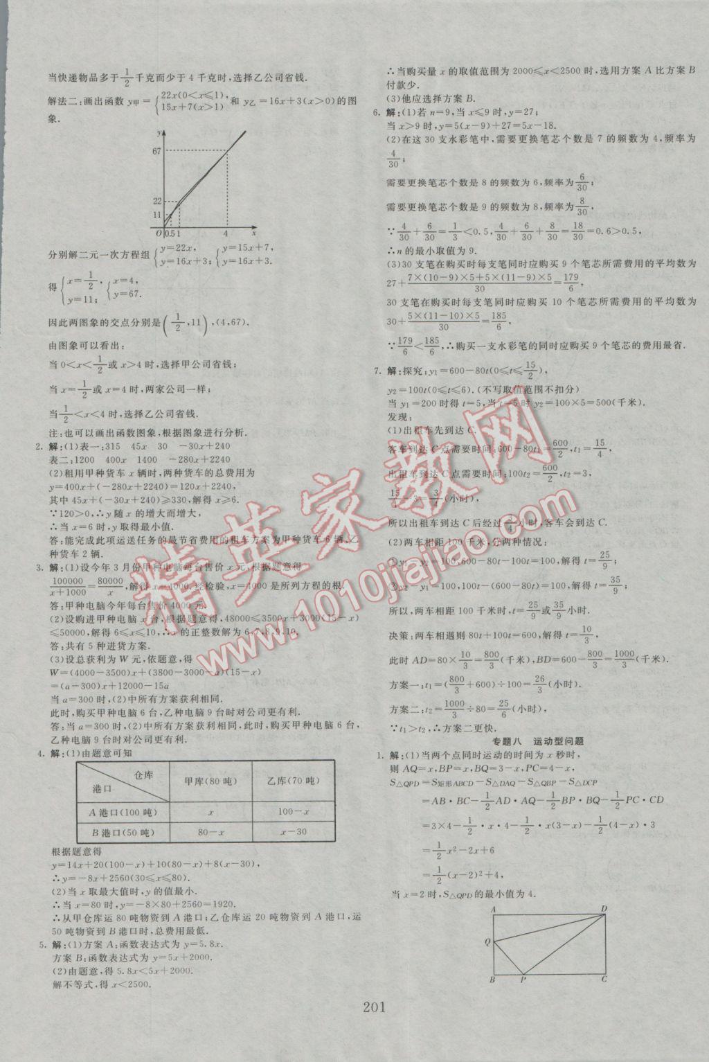 2017年赢在课堂中考先锋总复习卷数学 参考答案第25页