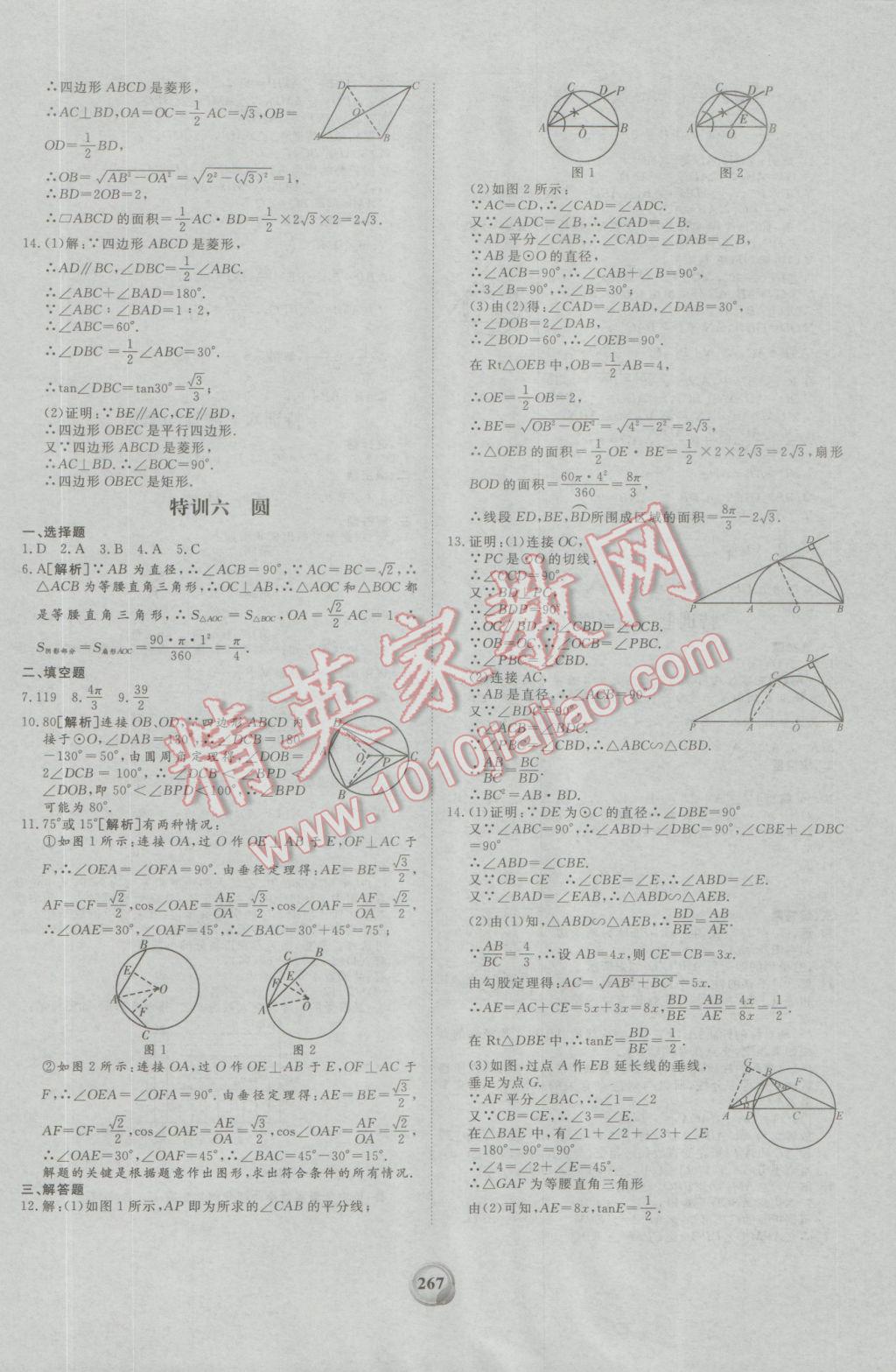 2017年昕金立文化河南中考一本全數(shù)學(xué) 參考答案第63頁