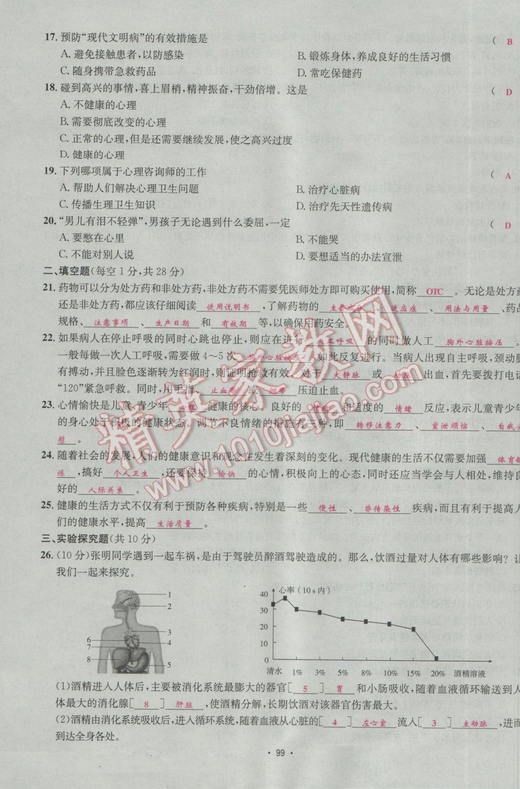 2017年優(yōu)學(xué)名師名題八年級生物下冊人教版 測試卷