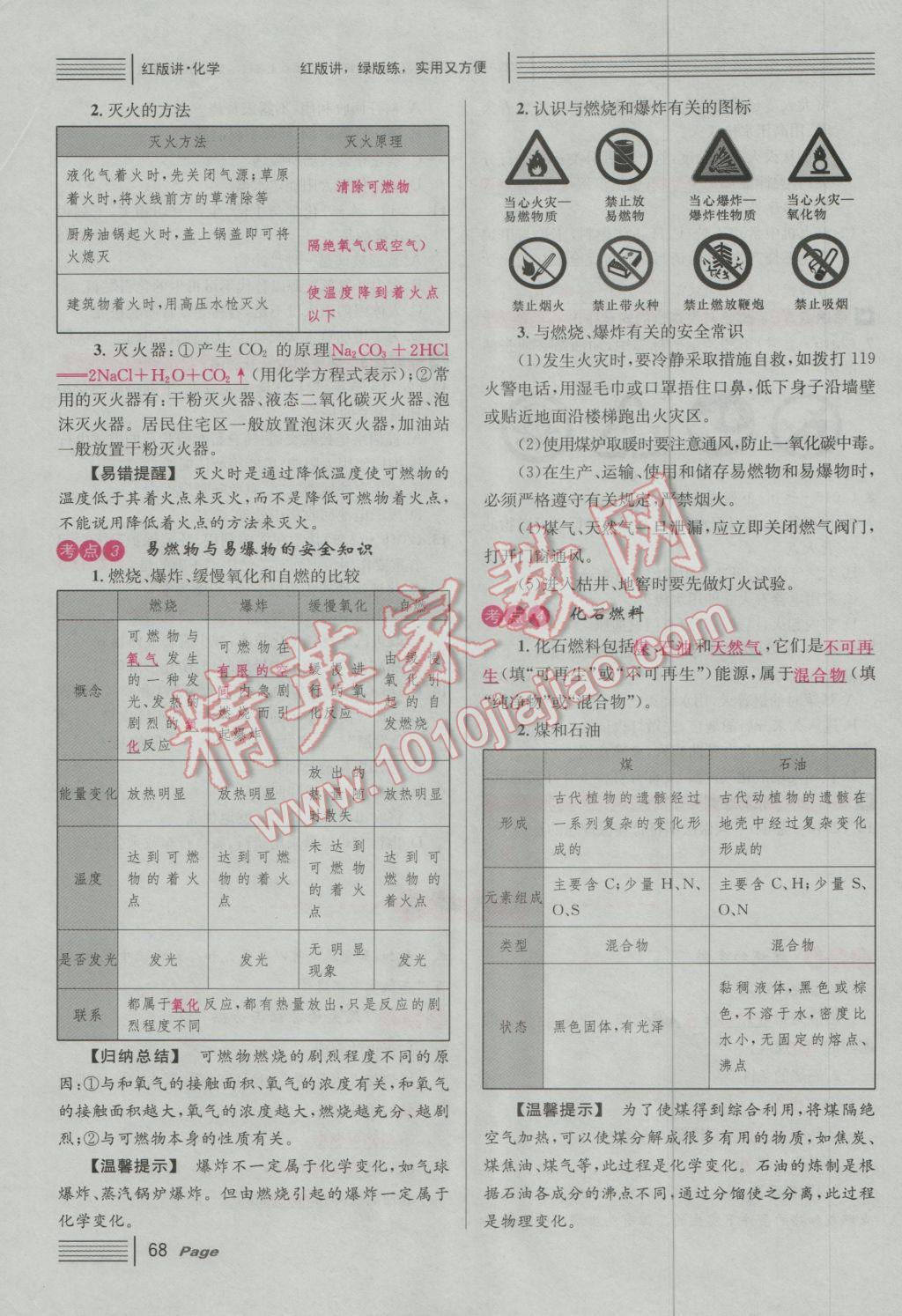 2017年南充火線100天中考滾動復習法化學 紅版講主題二到五參考答案第134頁