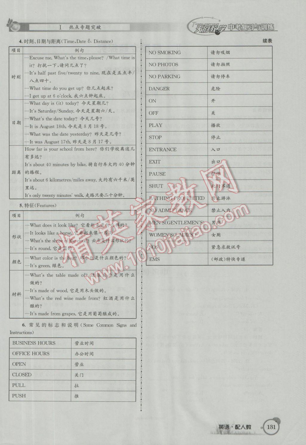 2017年天府教與學(xué)四川中考復(fù)習(xí)與訓(xùn)練英語人教版 第二篇參考答案第172頁