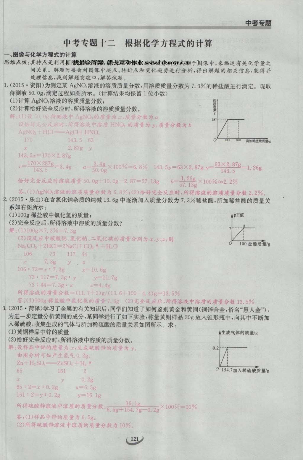 2017年思維新觀察九年級化學(xué)下冊 中考專題第162頁