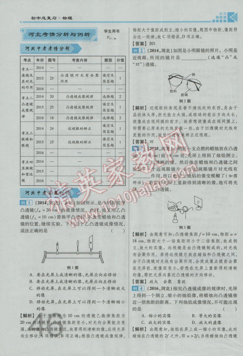 2017年金牌教練贏在燕趙初中總復(fù)習(xí)物理河北中考專用 第五講到第八講參考答案第153頁(yè)