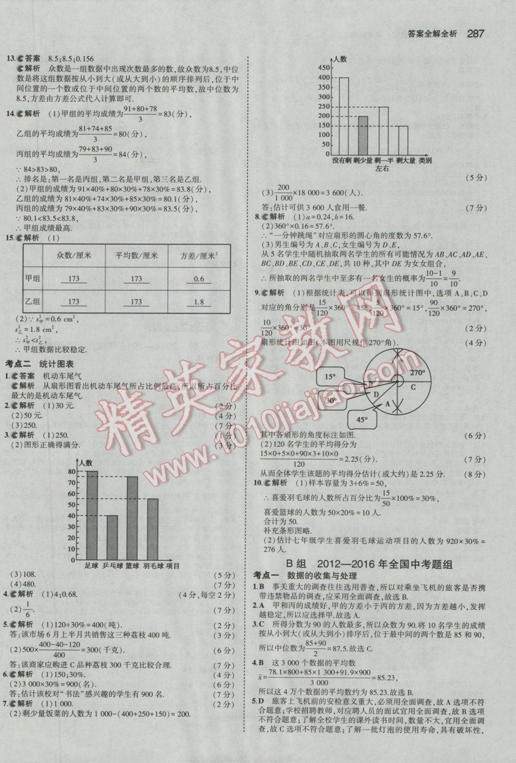 2017年5年中考3年模擬中考數(shù)學(xué)廣東專用 參考答案第81頁