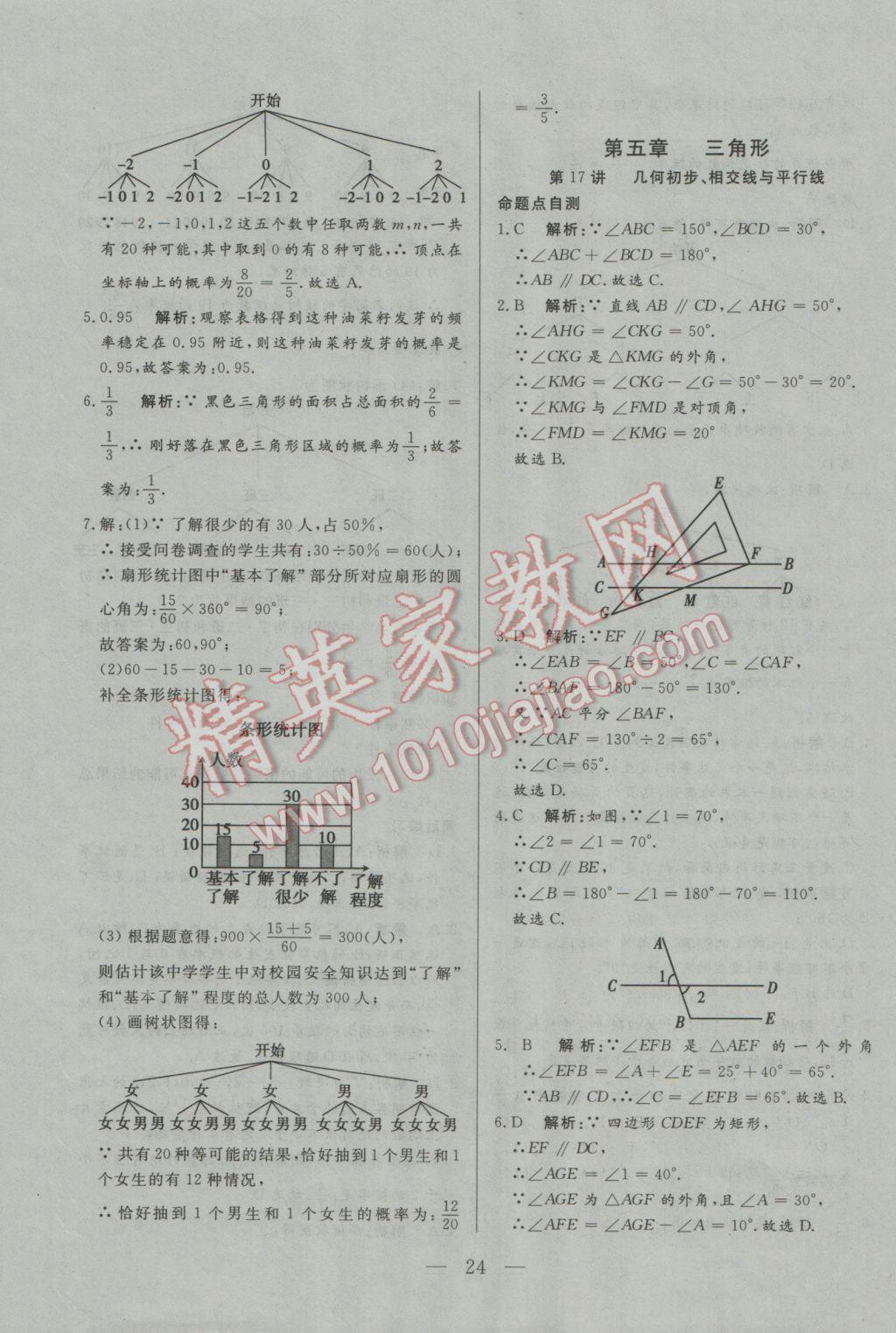 2017年中考一本通數(shù)學(xué)內(nèi)蒙古專版 參考答案第24頁