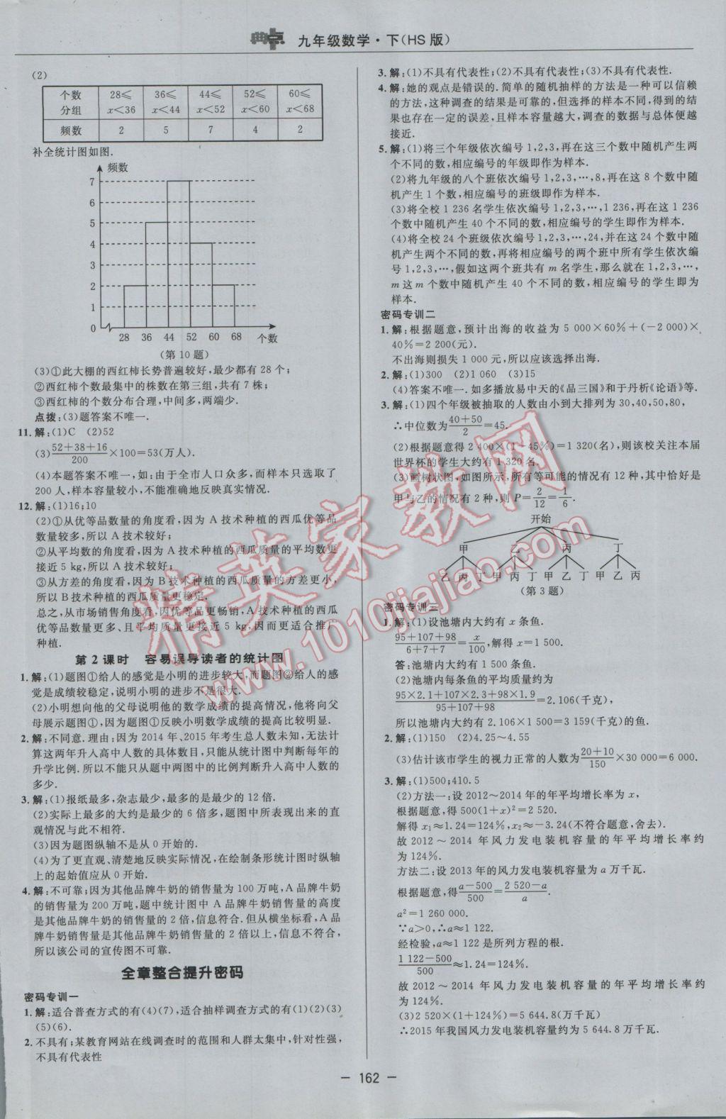 2017年綜合應(yīng)用創(chuàng)新題典中點(diǎn)九年級(jí)數(shù)學(xué)下冊(cè)華師大版 參考答案第40頁(yè)