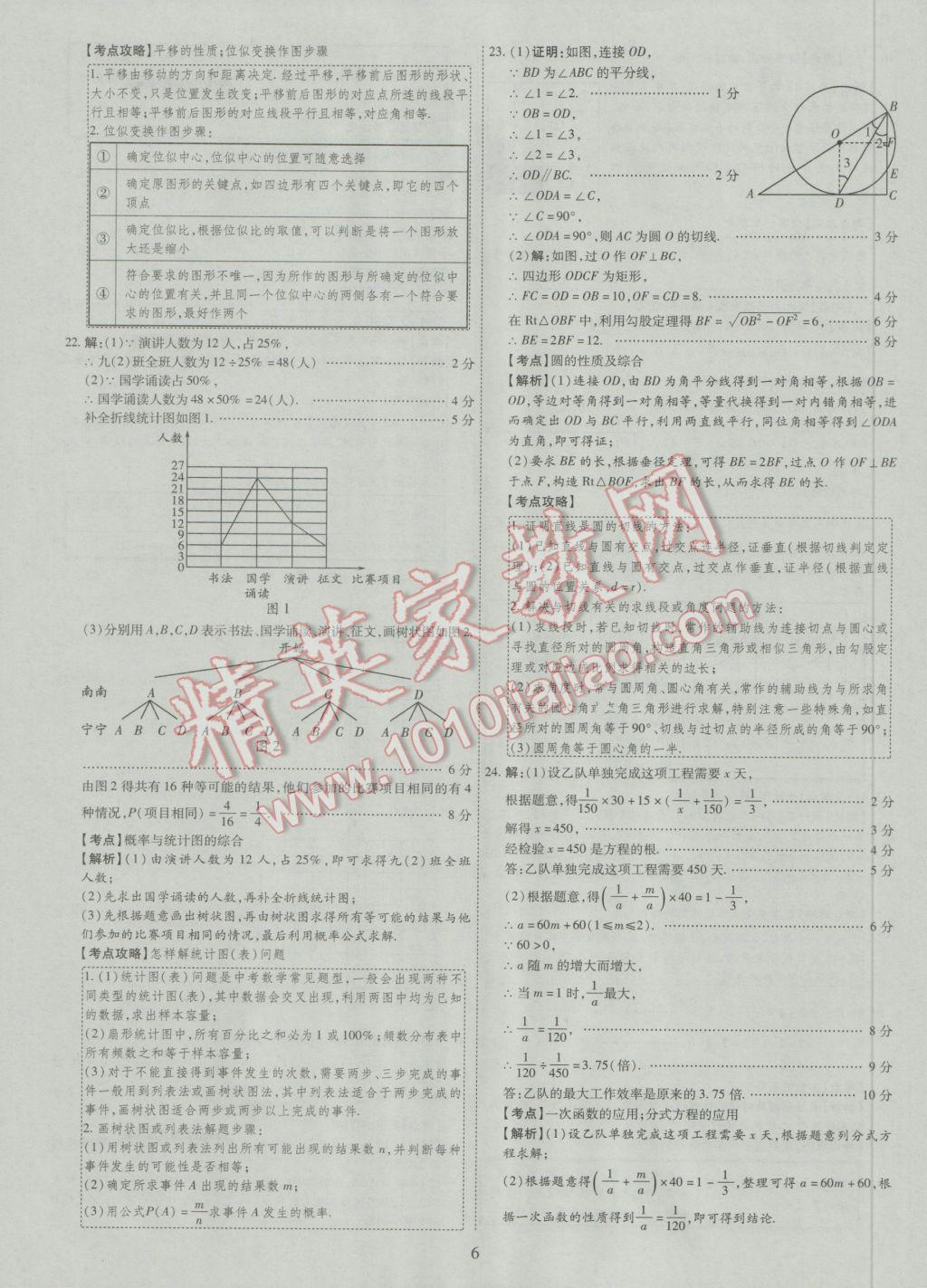 2017年中考2016廣西命題大解密數(shù)學(xué)陽光出版社 參考答案第7頁