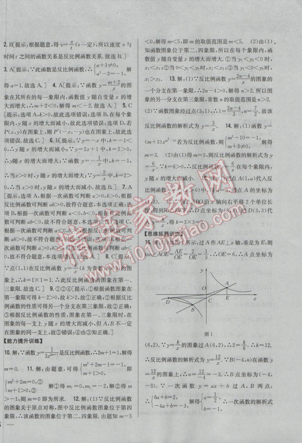 2017年全科王同步課時(shí)練習(xí)九年級(jí)數(shù)學(xué)下冊(cè)青島版 參考答案第2頁(yè)