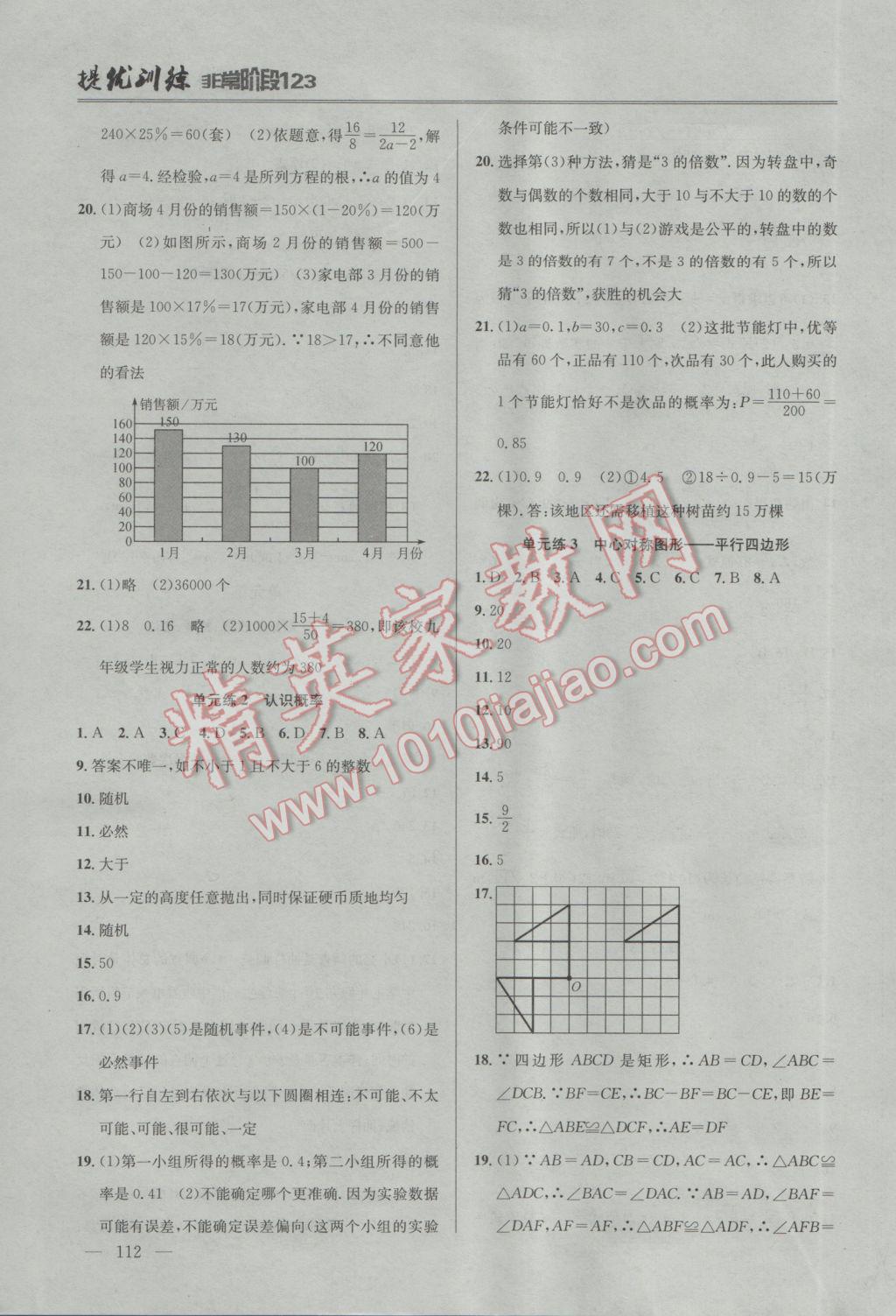 2017年提優(yōu)訓(xùn)練非常階段123八年級(jí)數(shù)學(xué)下冊(cè)江蘇版 參考答案第10頁