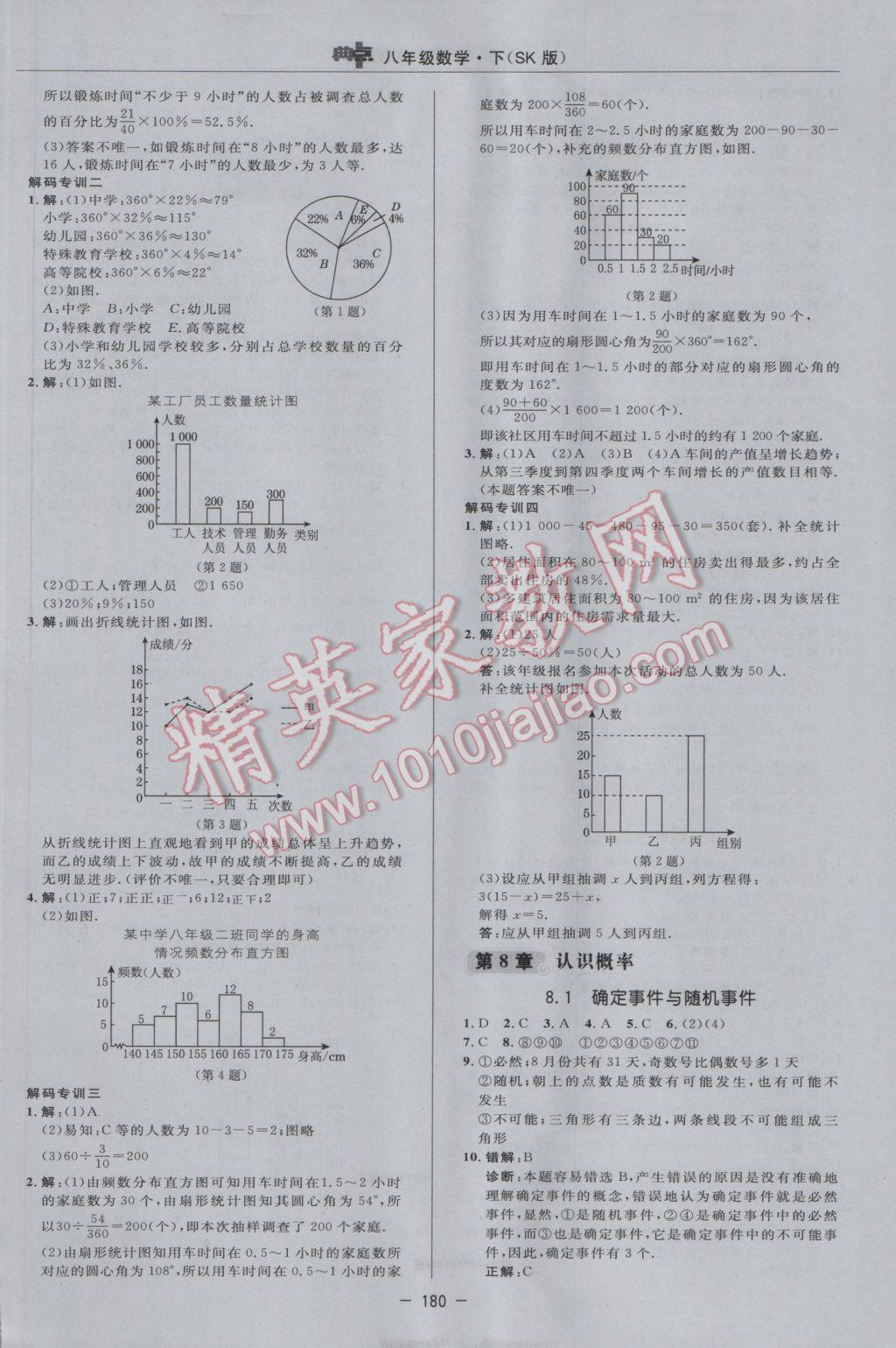 2017年綜合應(yīng)用創(chuàng)新題典中點八年級數(shù)學(xué)下冊蘇科版 參考答案第10頁