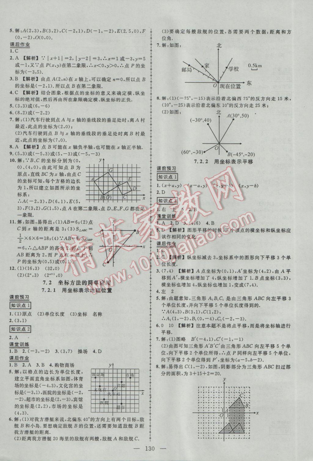 2017年黃岡創(chuàng)優(yōu)作業(yè)導(dǎo)學(xué)練七年級(jí)數(shù)學(xué)下冊(cè)人教版 參考答案第8頁(yè)