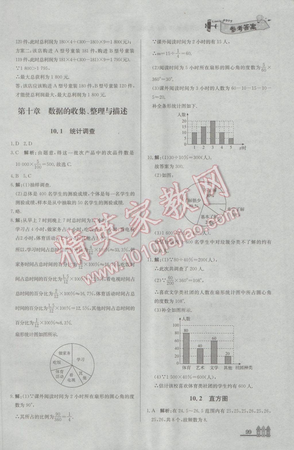 2017年尖子生课课练七年级数学下册人教版 参考答案第25页