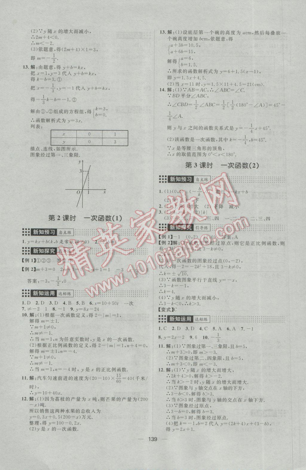 2017年练出好成绩八年级数学下册人教版 参考答案第15页