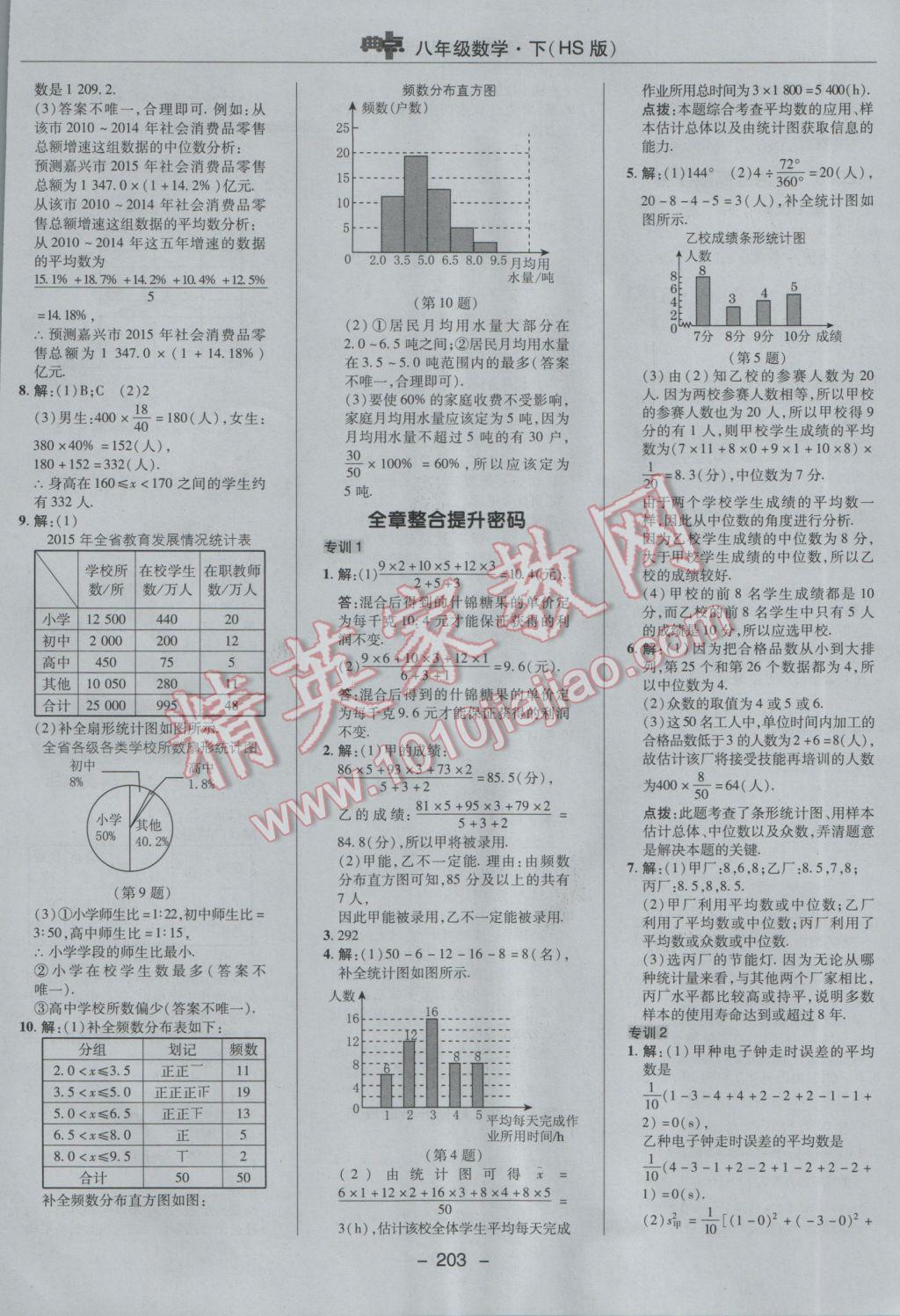 2017年綜合應(yīng)用創(chuàng)新題典中點(diǎn)八年級(jí)數(shù)學(xué)下冊(cè)華師大版 參考答案第47頁(yè)