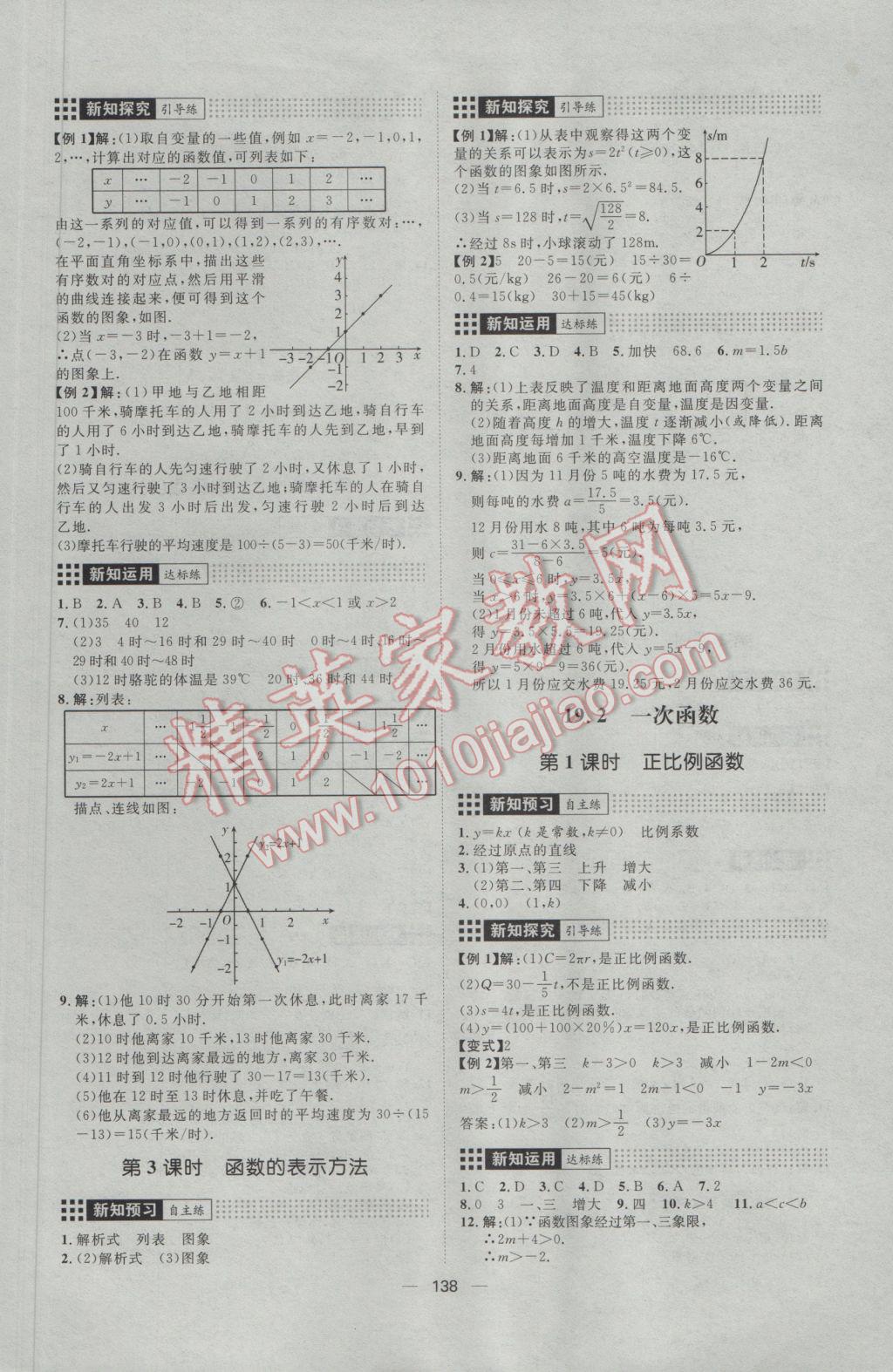 2017年练出好成绩八年级数学下册人教版 参考答案第14页