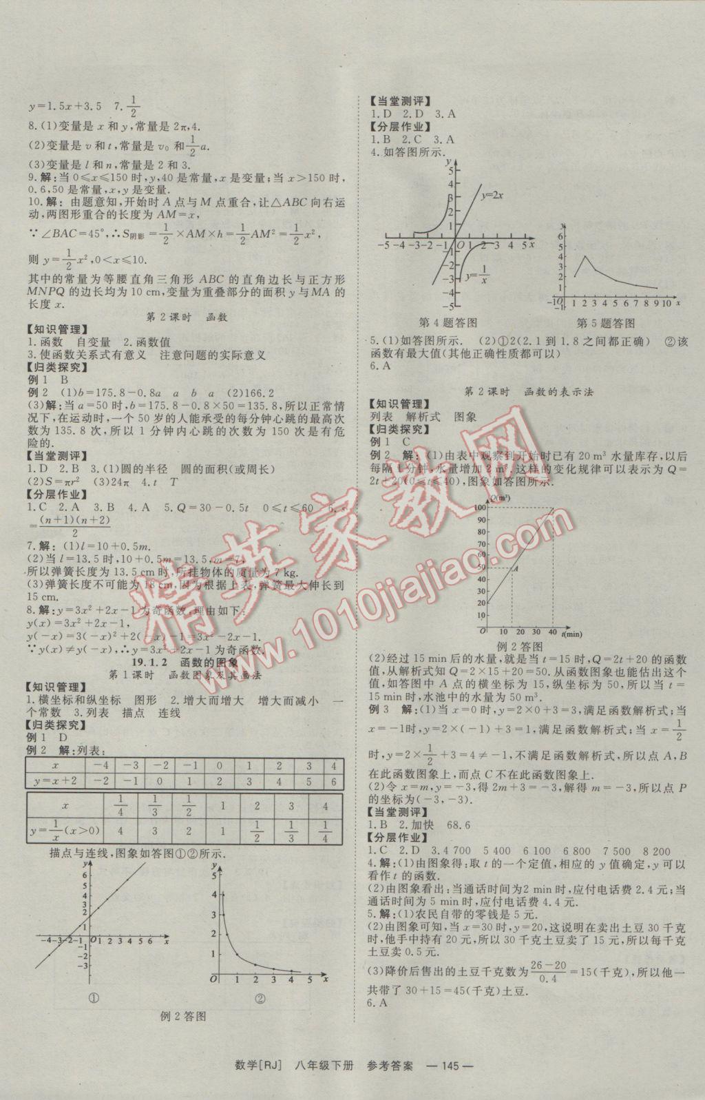 2017年全效學習八年級數(shù)學下冊人教版 參考答案第9頁