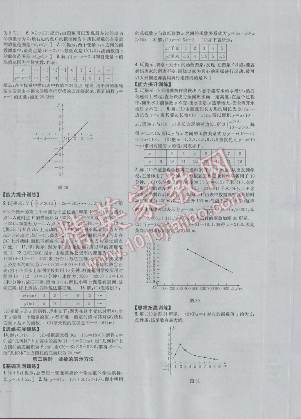 2017年全科王同步課時練習八年級數(shù)學下冊人教版 參考答案第12頁