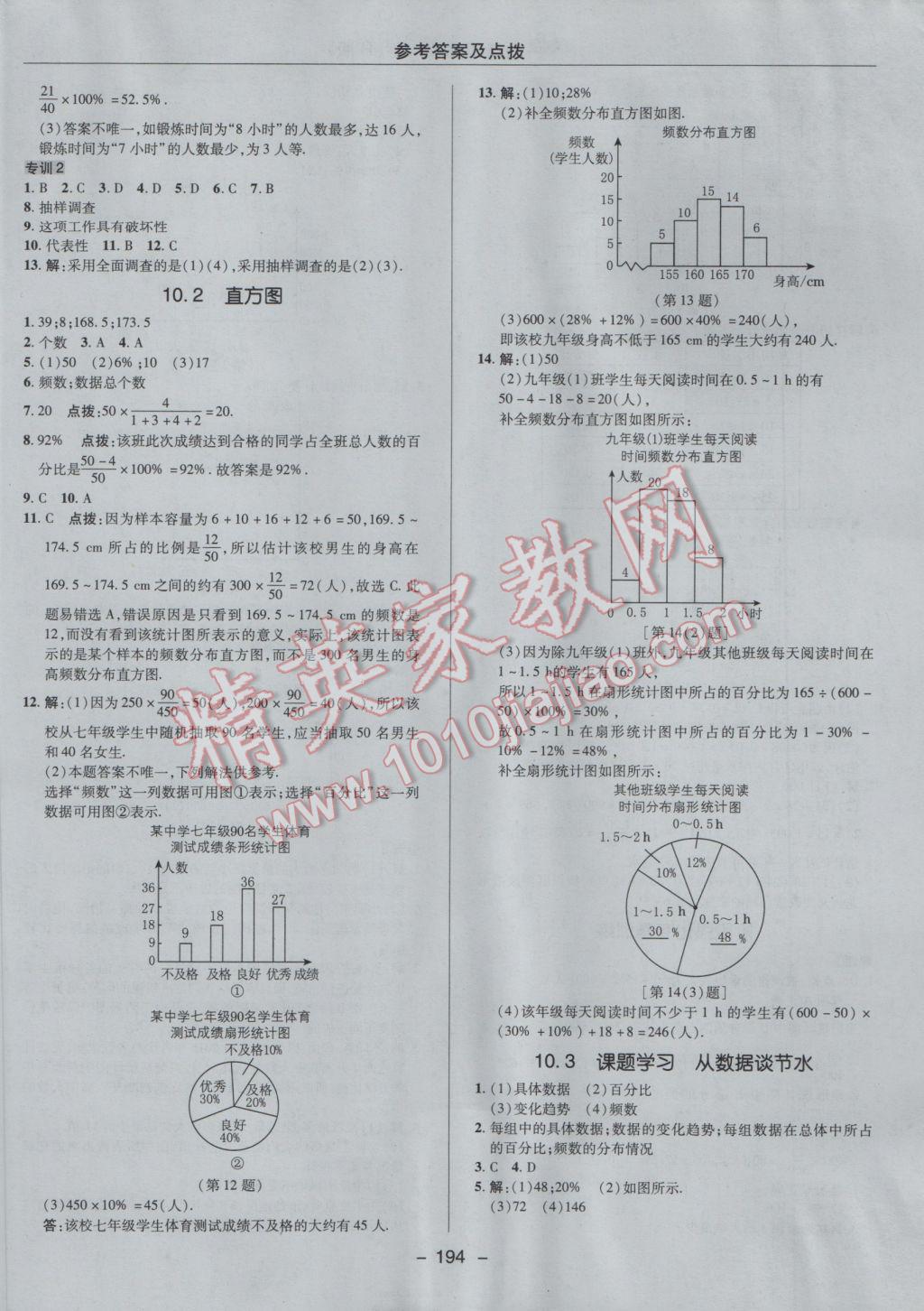 2017年綜合應用創(chuàng)新題典中點七年級數(shù)學下冊人教版 參考答案第42頁