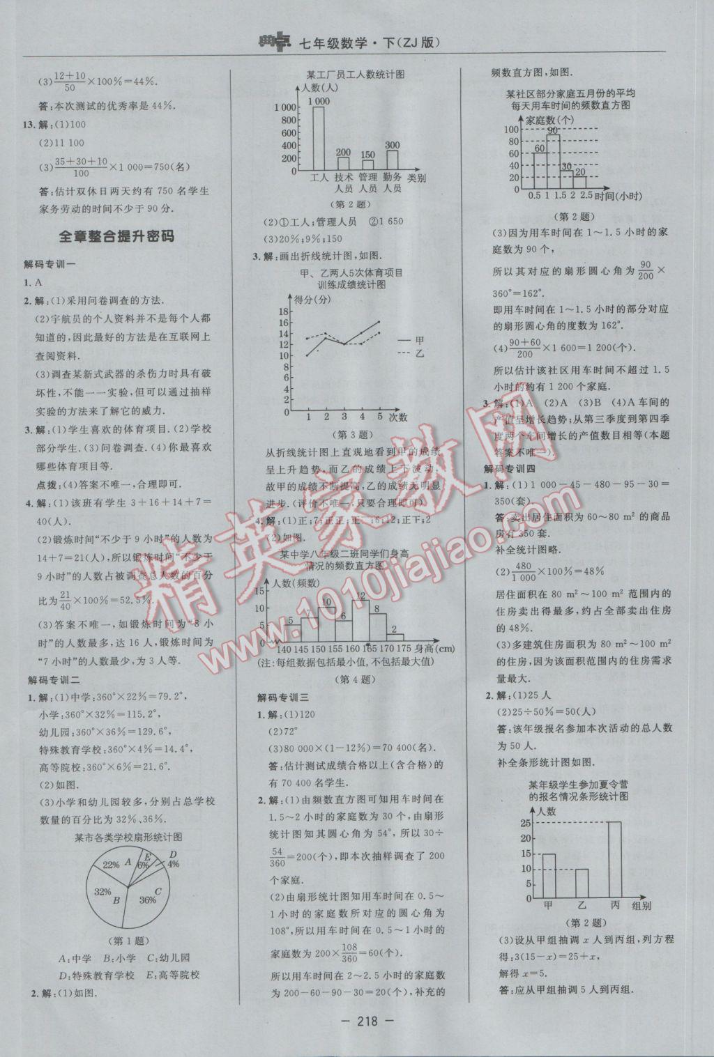 2017年綜合應(yīng)用創(chuàng)新題典中點(diǎn)七年級(jí)數(shù)學(xué)下冊(cè)浙教版 參考答案第44頁(yè)