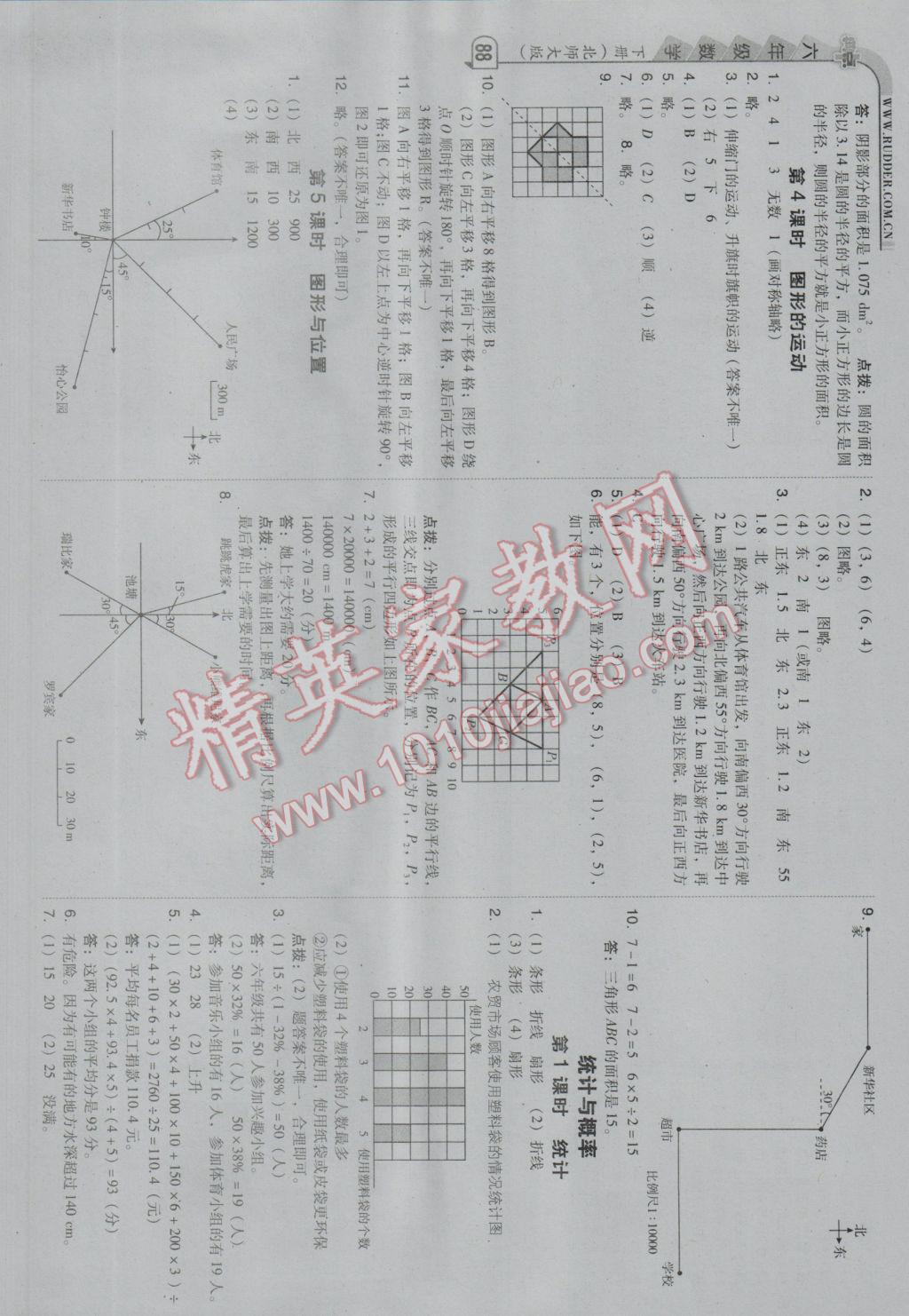 2017年綜合應(yīng)用創(chuàng)新題典中點(diǎn)六年級(jí)數(shù)學(xué)下冊(cè)北師大版 參考答案第14頁(yè)