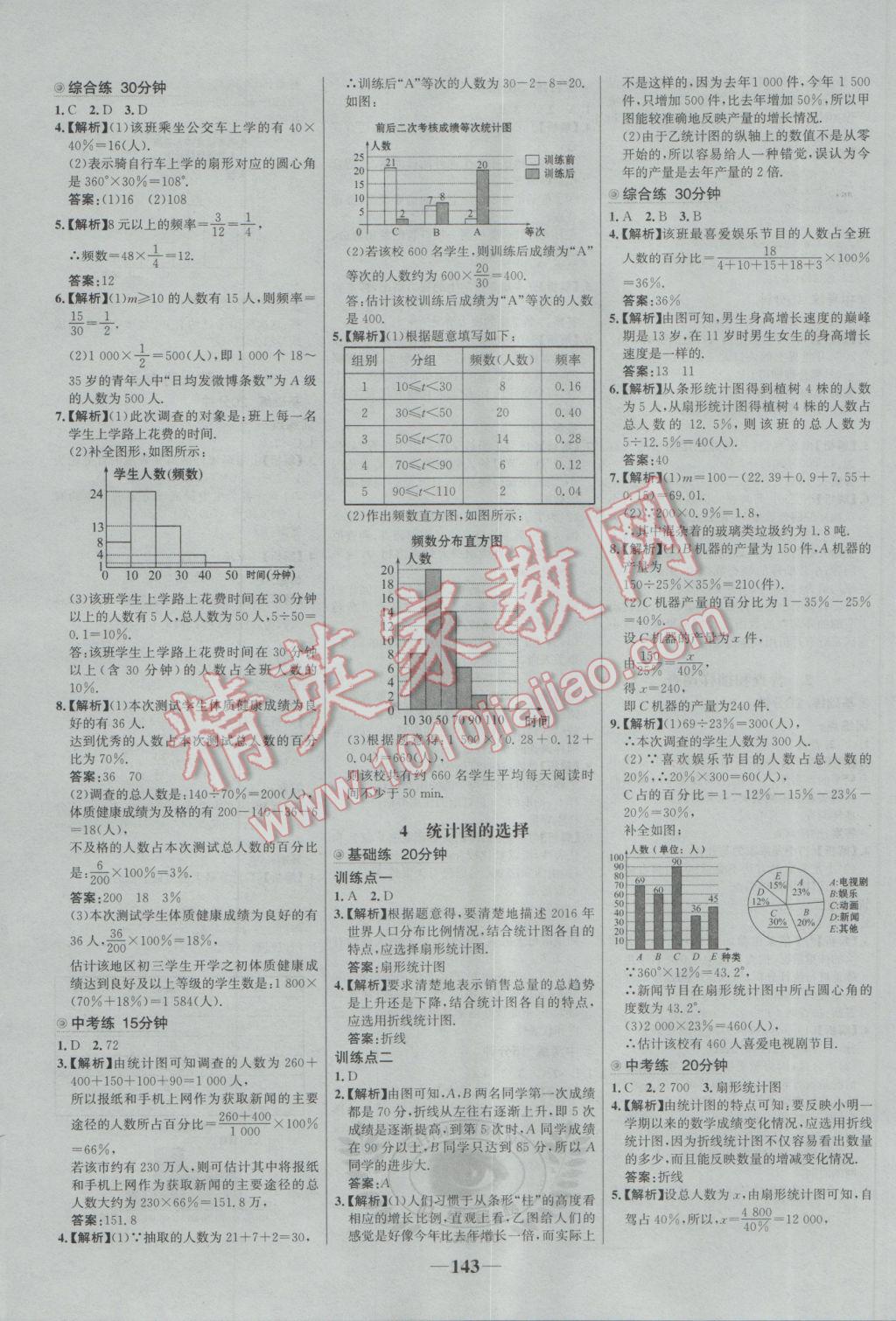 2017年世紀金榜百練百勝六年級數(shù)學(xué)下冊魯教版五四制 參考答案第15頁