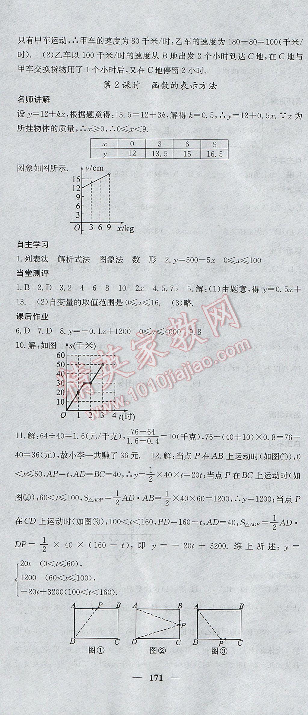 2017年課堂點(diǎn)睛八年級(jí)數(shù)學(xué)下冊(cè)人教版 參考答案第22頁(yè)