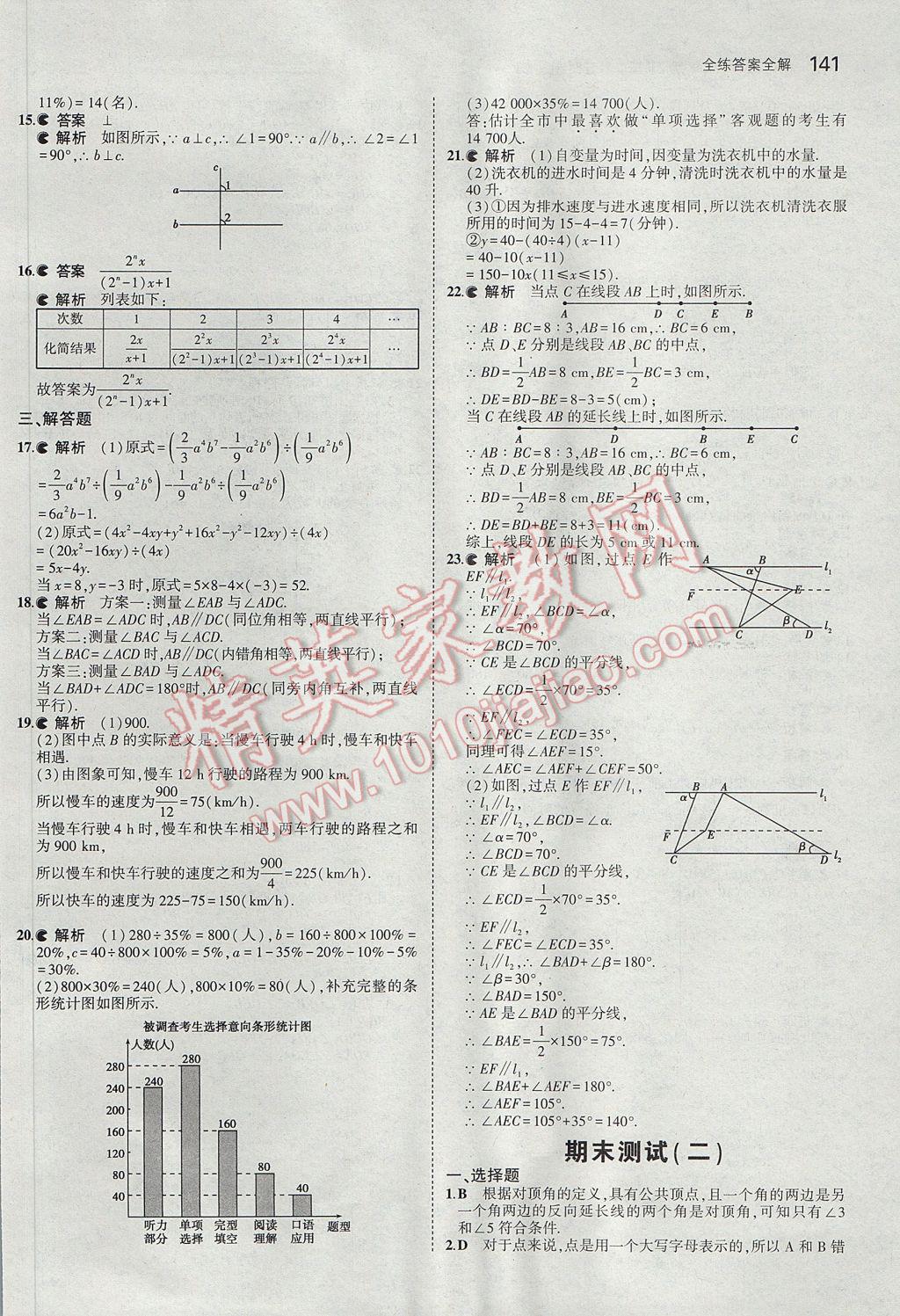 2017年5年中考3年模擬初中數(shù)學(xué)六年級下冊魯教版五四制 參考答案第36頁