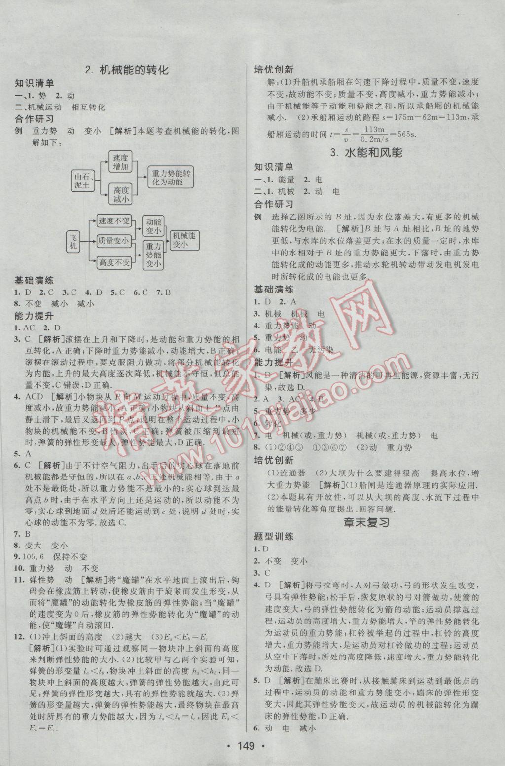 2017年同行學(xué)案學(xué)練測(cè)八年級(jí)物理下冊(cè)教科版 參考答案第21頁