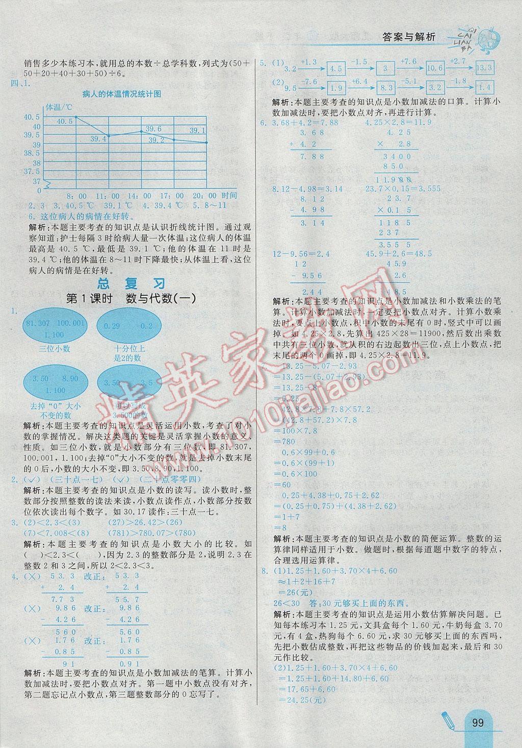 2017年七彩練霸四年級(jí)數(shù)學(xué)下冊(cè)北師大版 參考答案第27頁(yè)