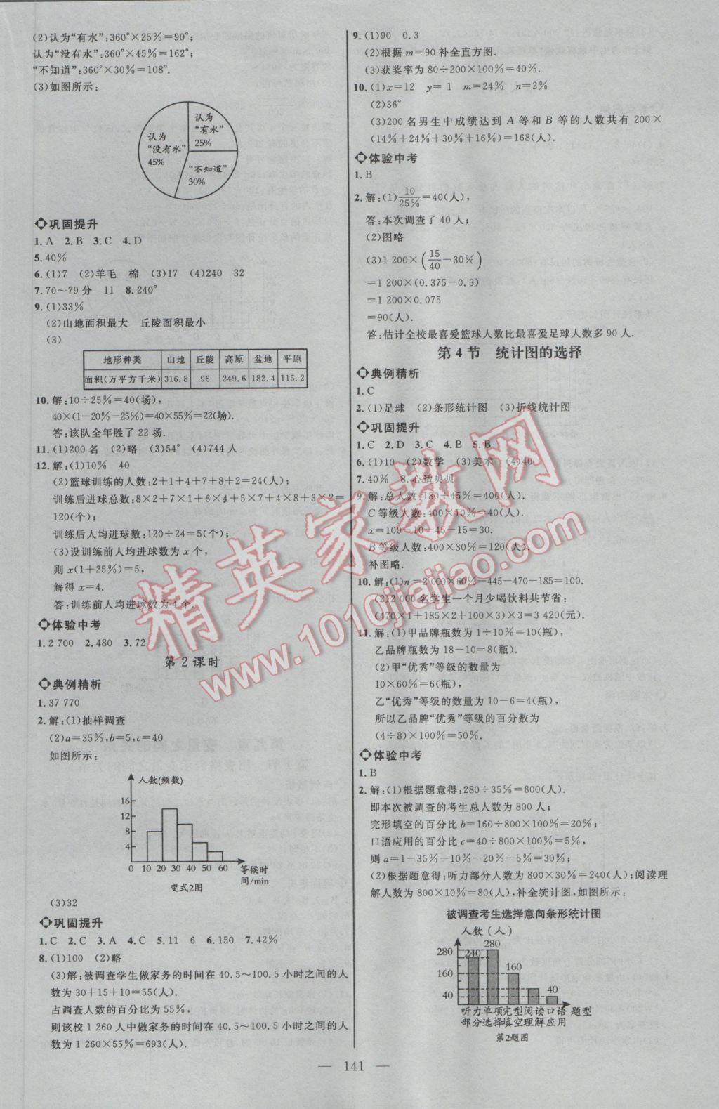 2017年细解巧练六年级数学下册鲁教版 参考答案第8页