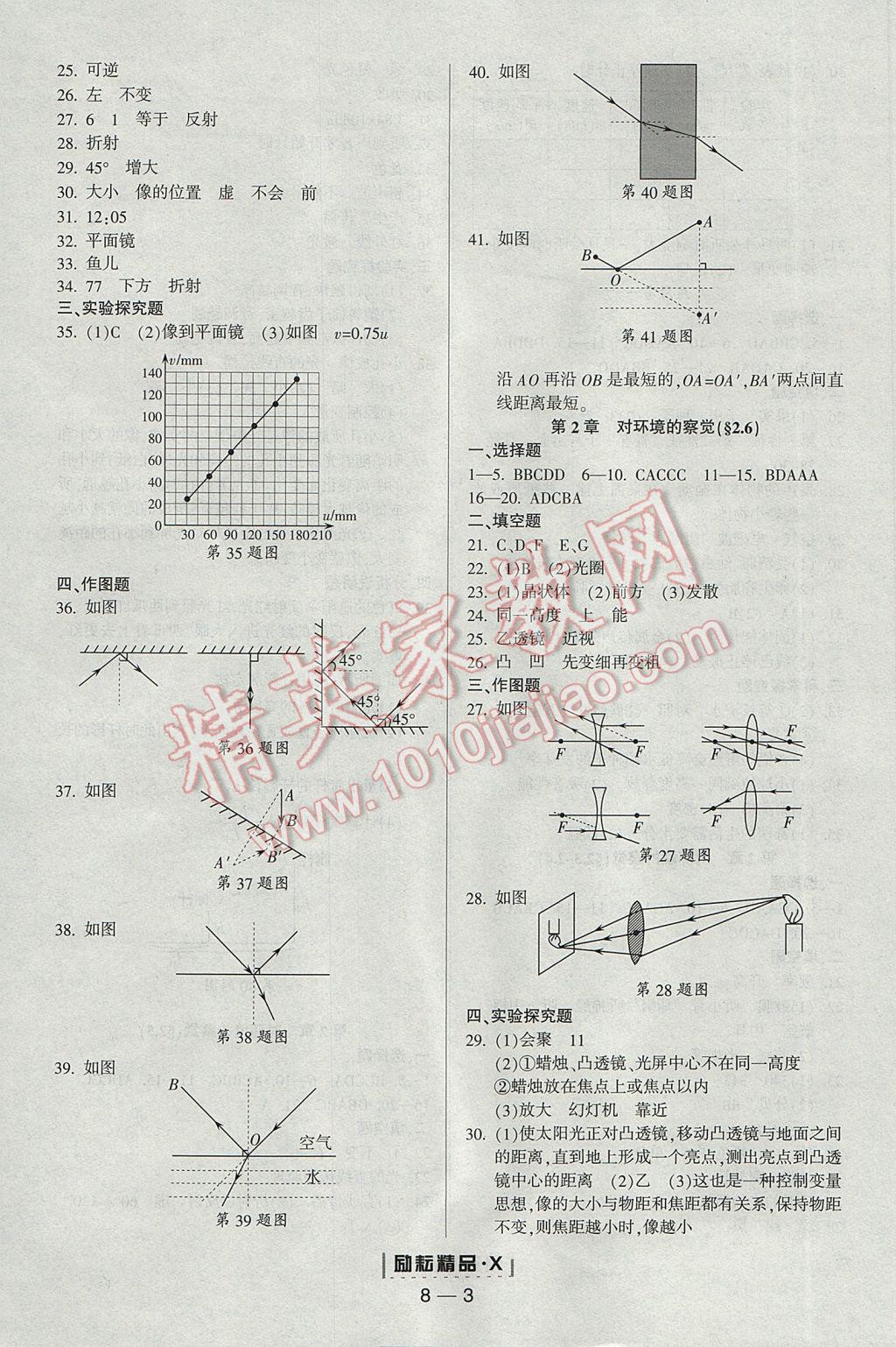 2017年勵(lì)耘書(shū)業(yè)勵(lì)耘活頁(yè)周周練七年級(jí)科學(xué)下冊(cè)浙教版 參考答案第3頁(yè)