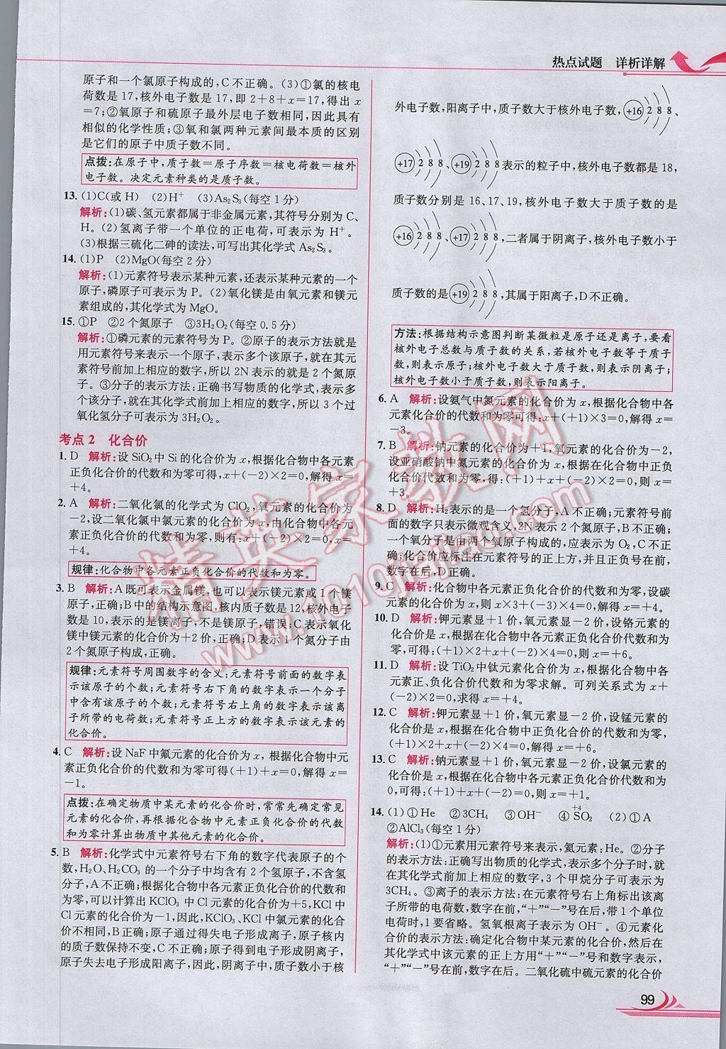 2017年中考熱點試題分類全解化學(xué) 參考答案第7頁