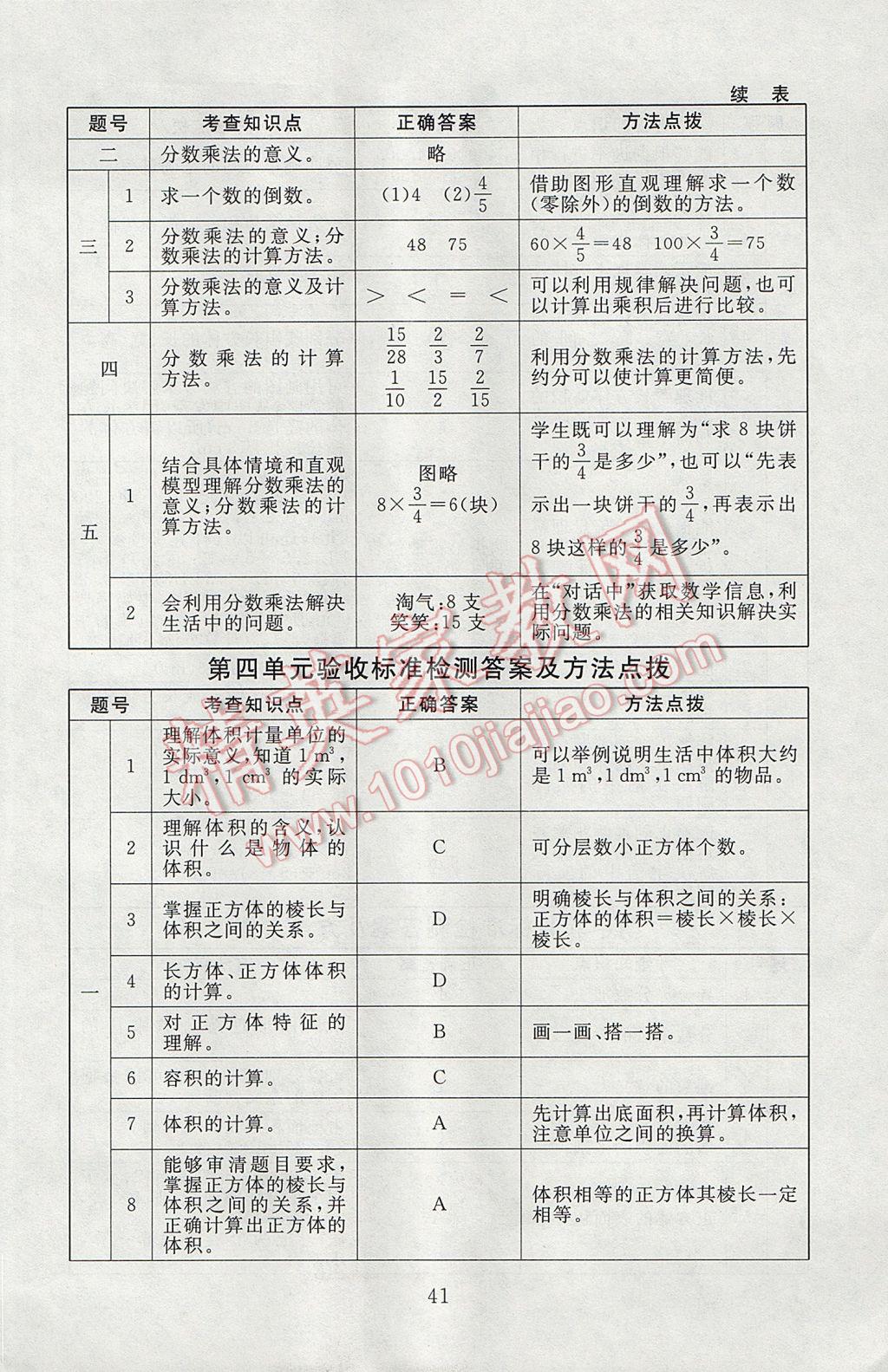 2017年海淀名師伴你學(xué)同步學(xué)練測(cè)五年級(jí)數(shù)學(xué)下冊(cè)北師大版 參考答案第9頁(yè)