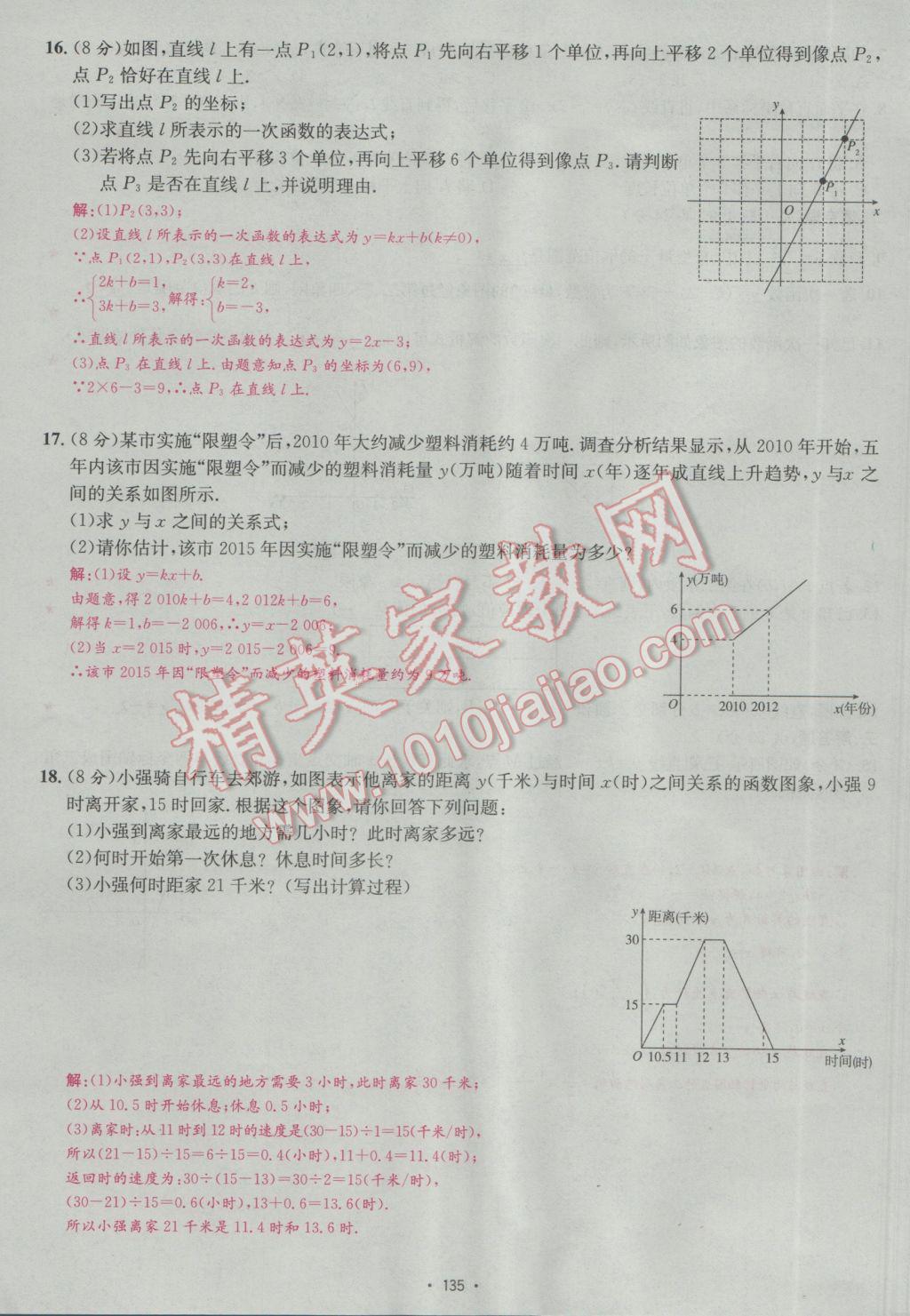 2017年优学名师名题八年级数学下册人教版 测试卷第19页