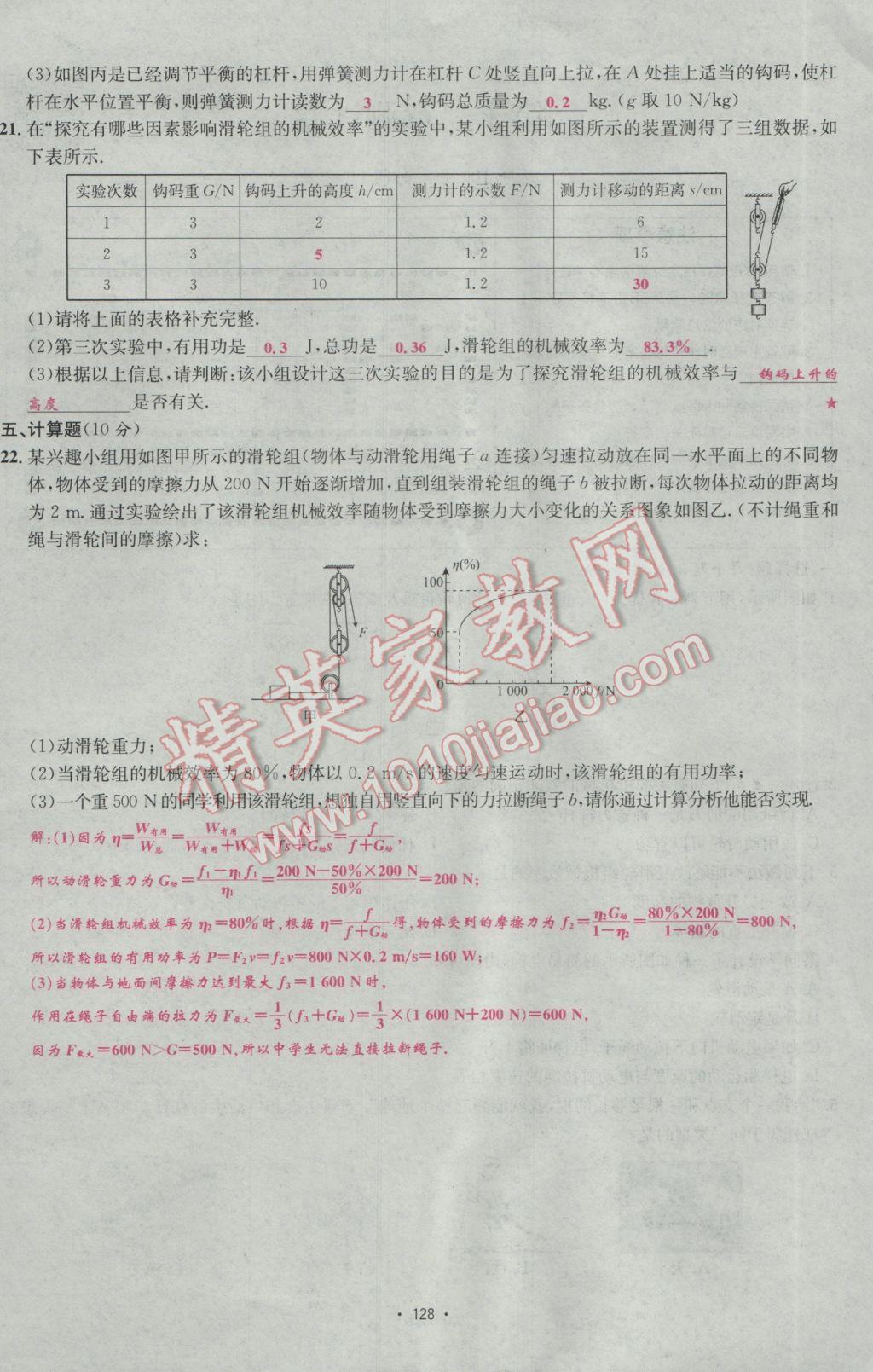 2017年優(yōu)學(xué)名師名題八年級物理下冊人教版 測試卷第28頁