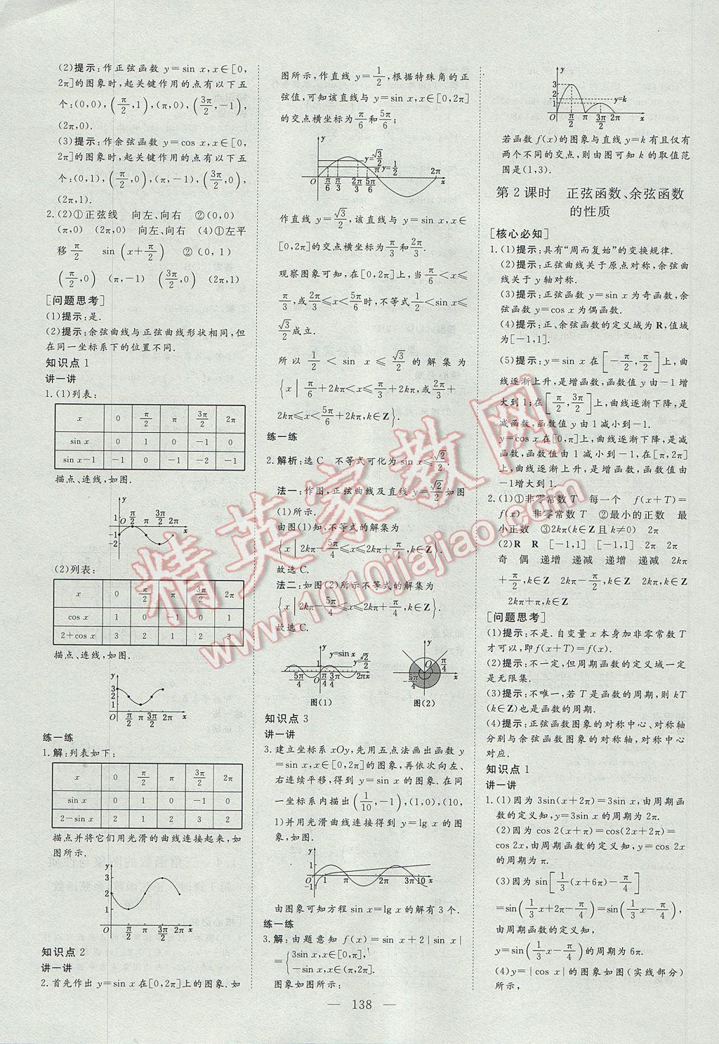 創(chuàng)新方案高中同步創(chuàng)新課堂數(shù)學(xué)必修4人教A版 參考答案第6頁(yè)