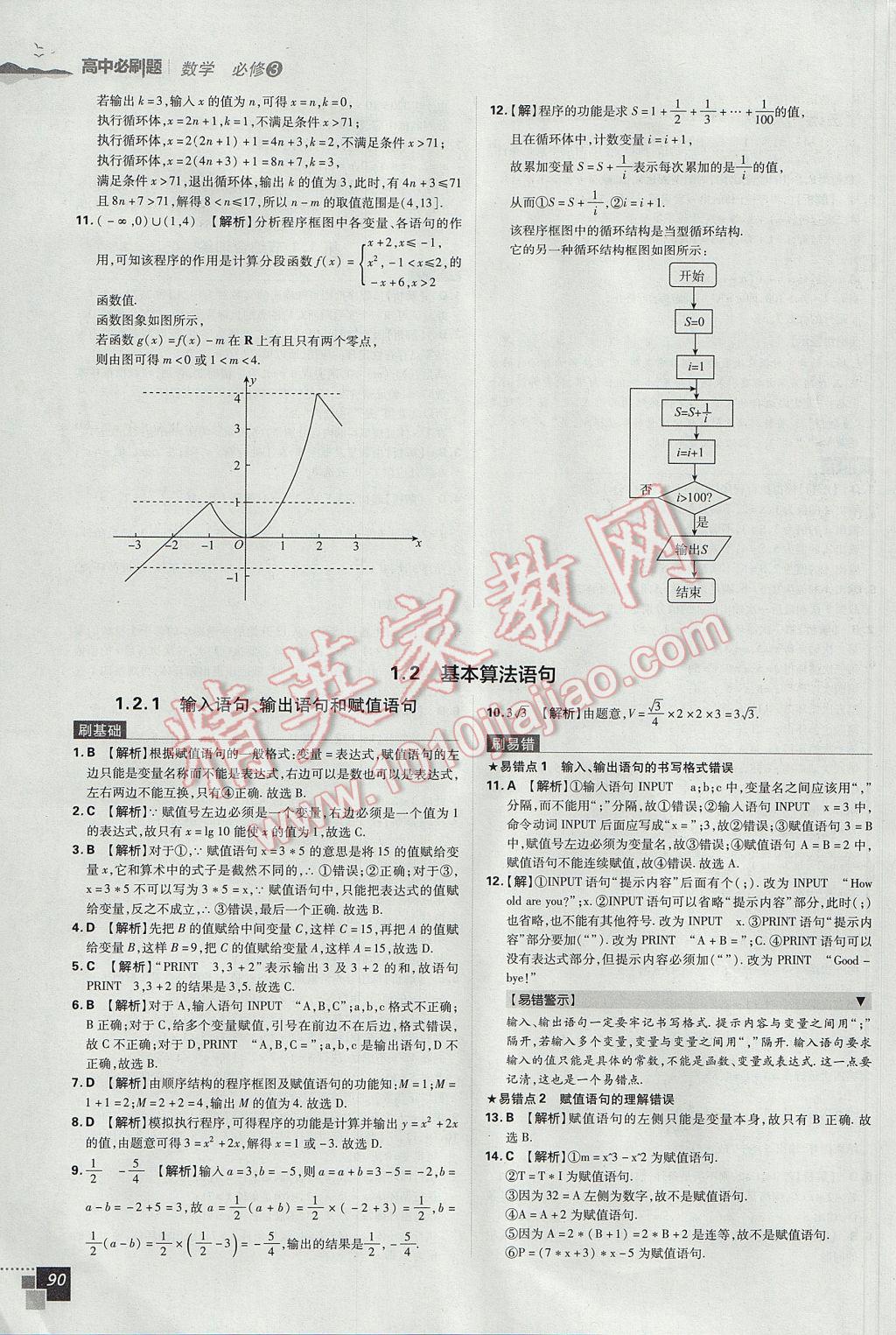 高中必刷題數(shù)學(xué)必修3人教A版 參考答案第4頁(yè)