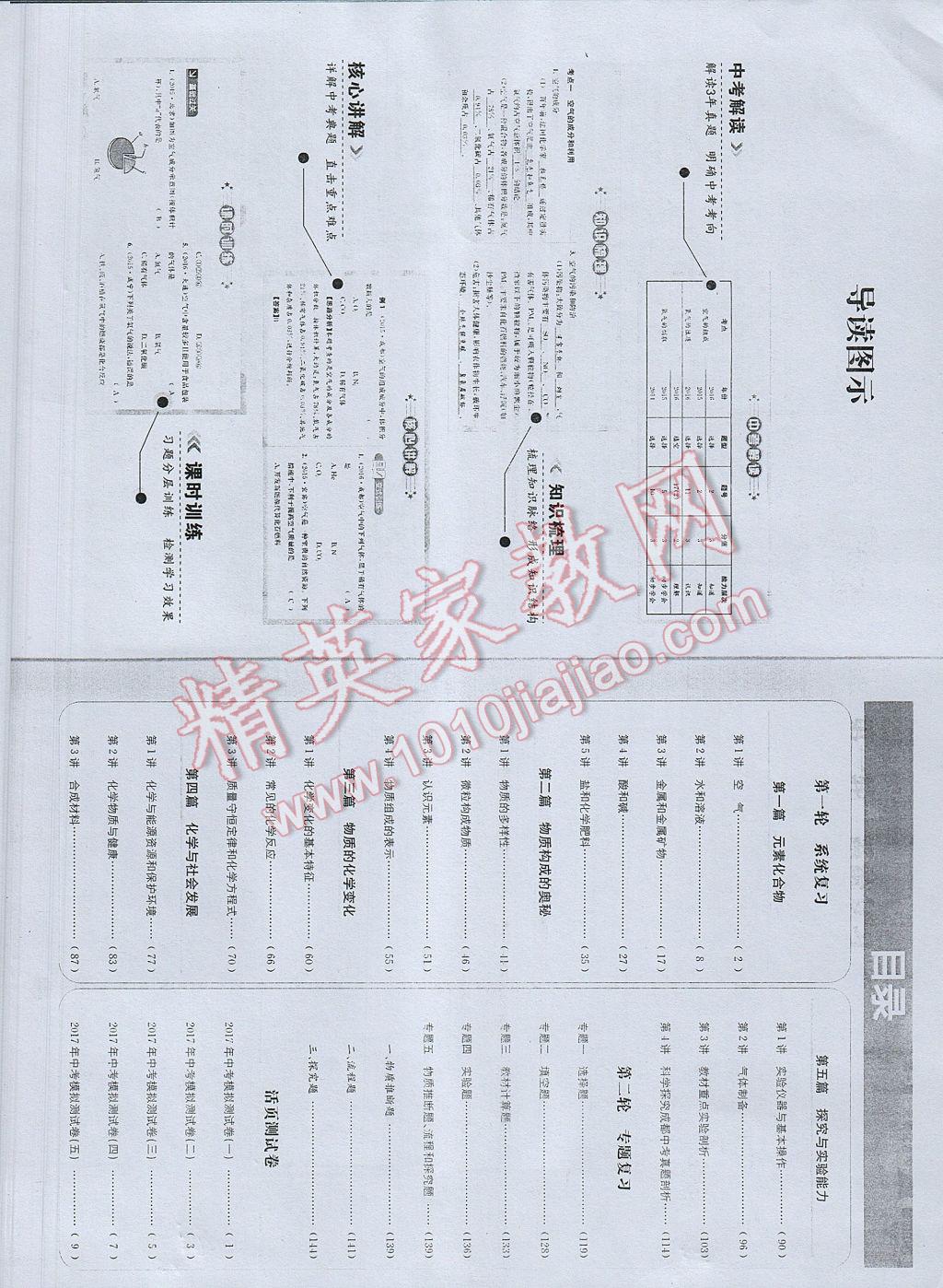 2017年蓉城中考化学 参考答案第2页