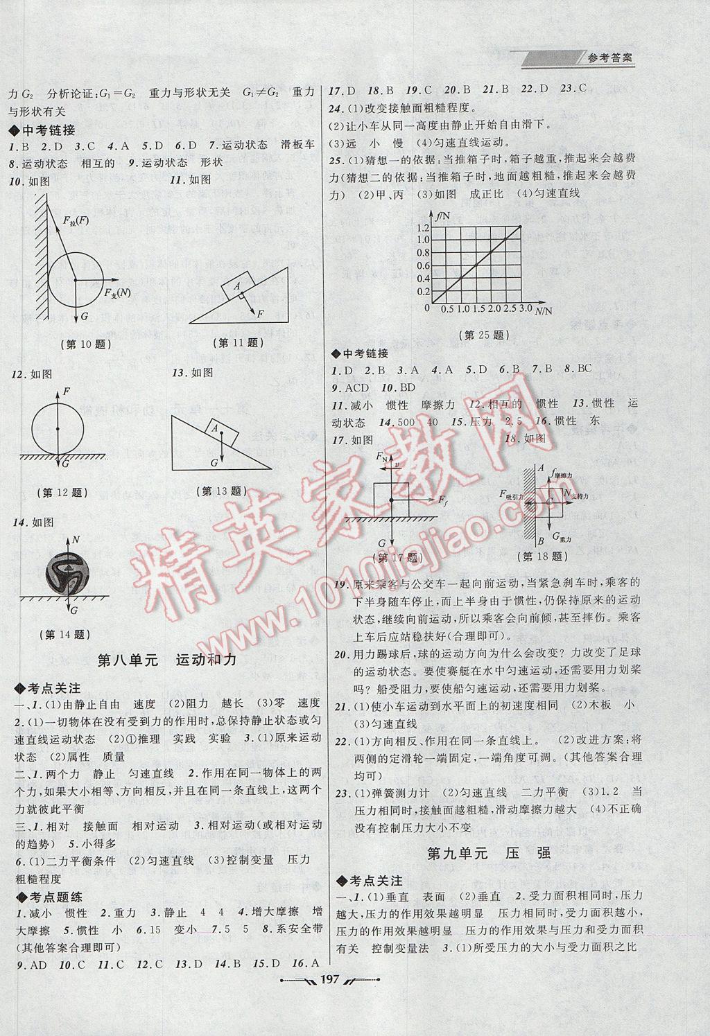 2017年中考全程復(fù)習(xí)訓(xùn)練物理丹東專版 參考答案第5頁