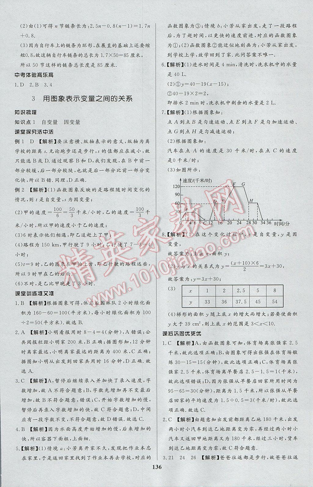 2017年天梯学案初中同步新课堂六年级数学下册 参考答案第32页