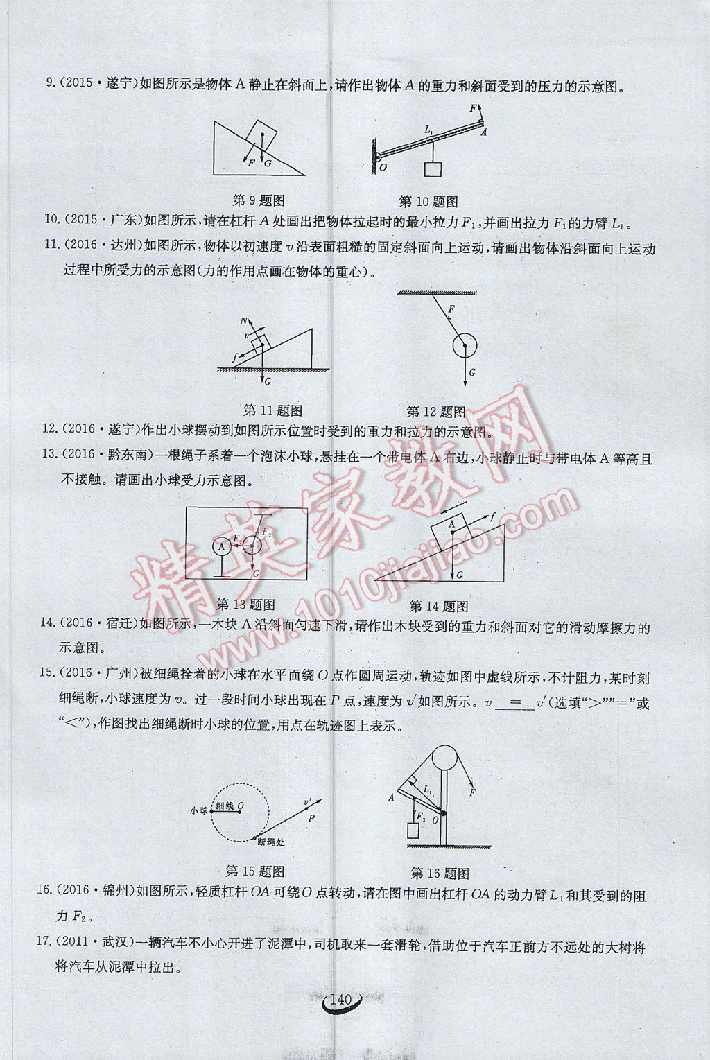 2017年思维新观察中考物理 第二部分 常见中考题突破方法第55页