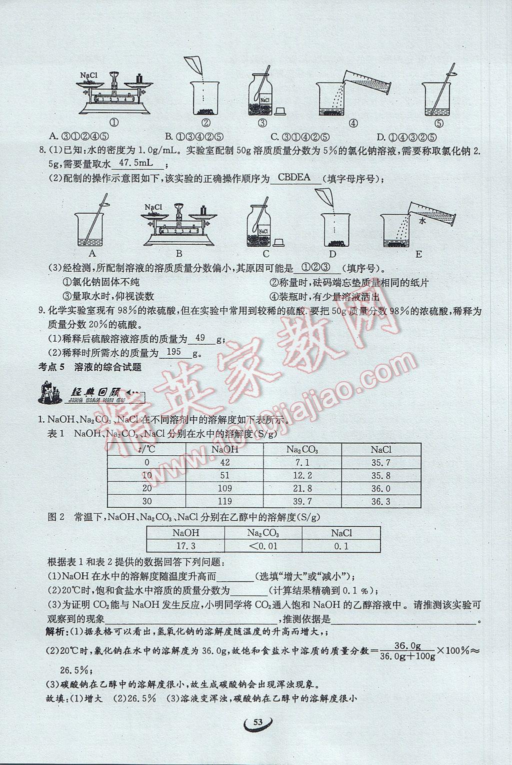 2017年思維新觀察中考化學(xué) 第三篇 身邊的化學(xué)物質(zhì)第35頁