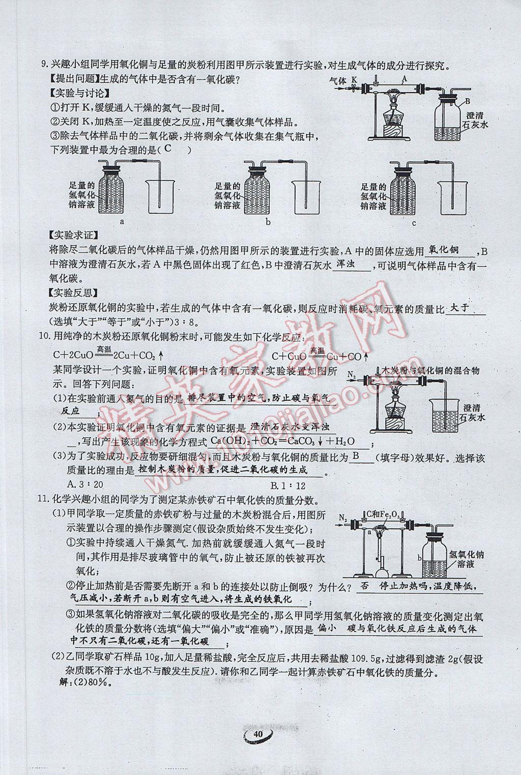 2017年思维新观察中考化学 第三篇 身边的化学物质第22页