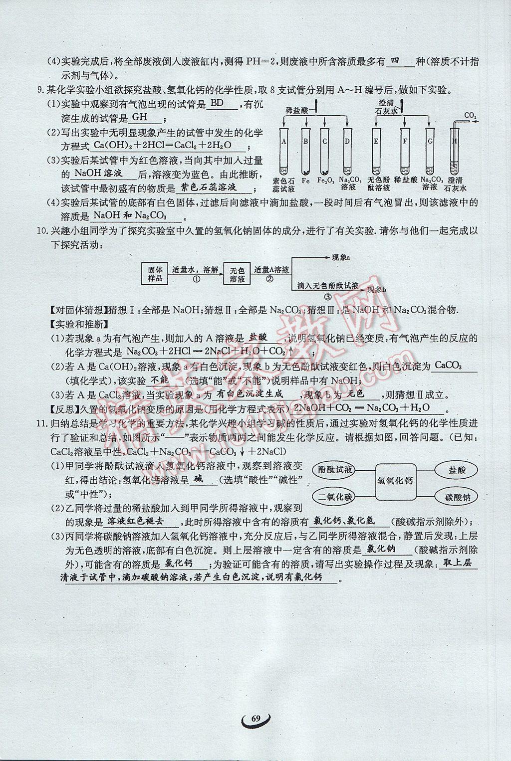 2017年思維新觀察中考化學(xué) 第三篇 身邊的化學(xué)物質(zhì)第50頁