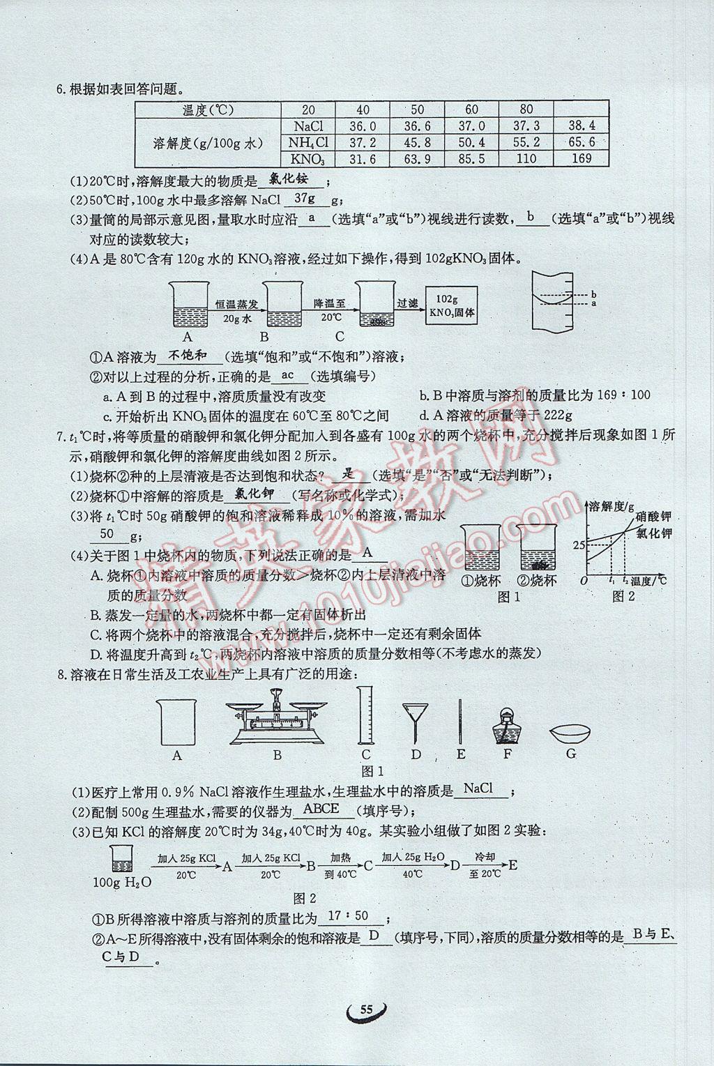 2017年思維新觀察中考化學(xué) 第三篇 身邊的化學(xué)物質(zhì)第37頁