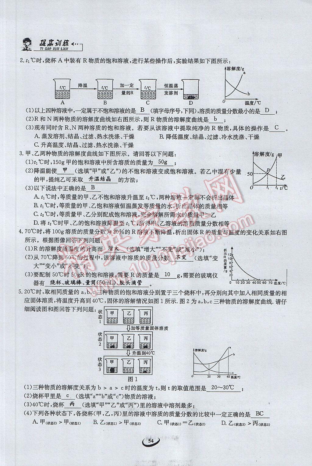 2017年思维新观察中考化学 第三篇 身边的化学物质第36页