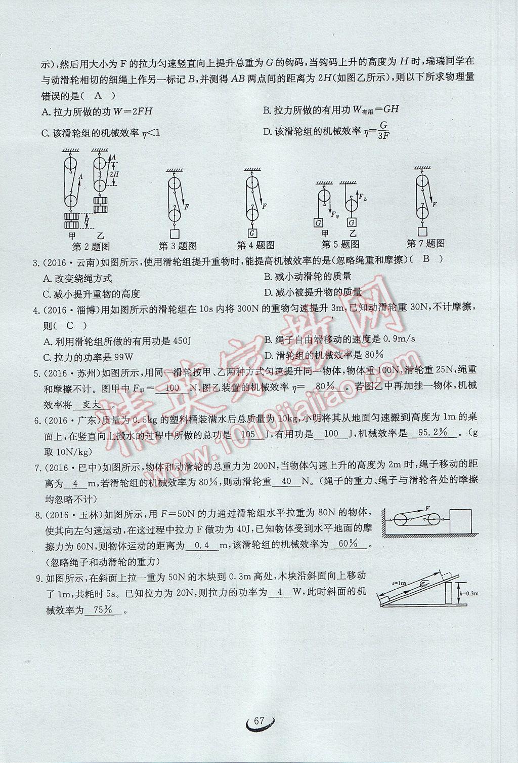 2017年思維新觀察中考物理 第四章 力的現(xiàn)象第159頁