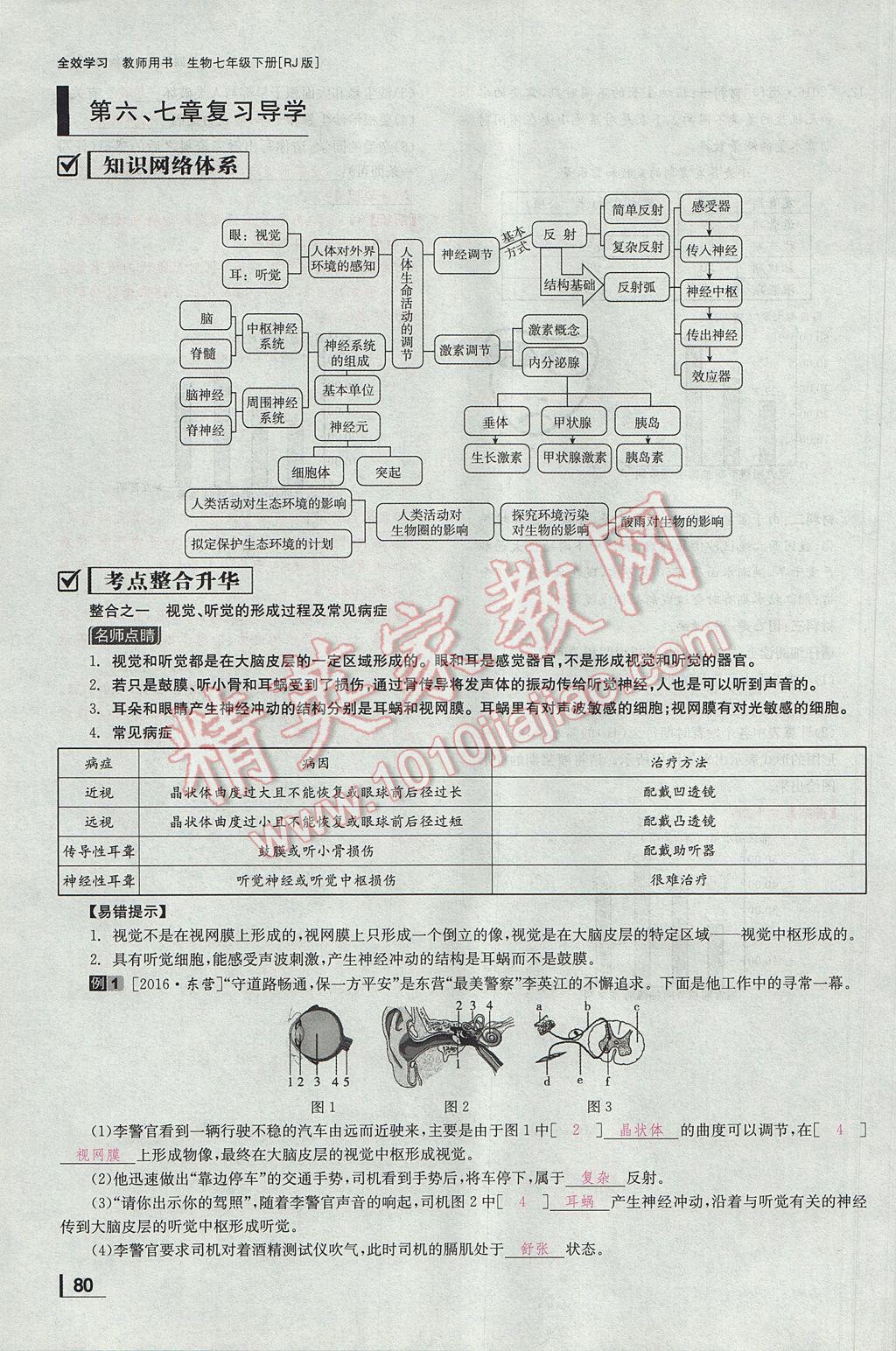 2017年全效學(xué)習(xí)七年級生物下冊人教版 第七章 人類活動對生物圈的影響第42頁