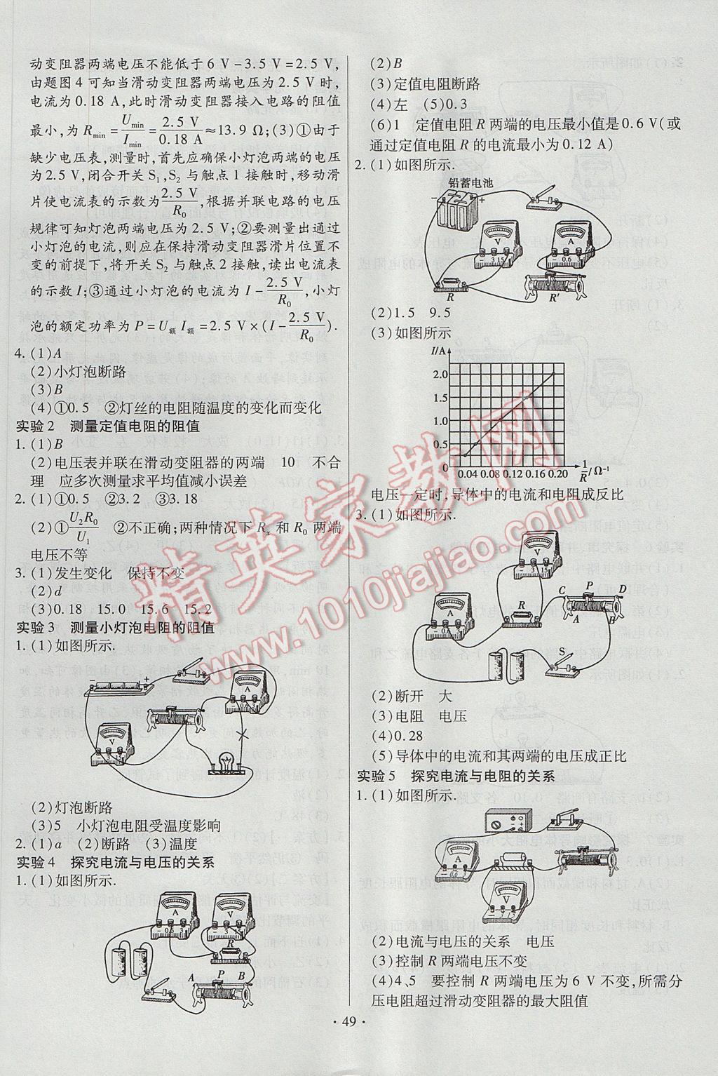 2017年河南中考仿真卷極速提分8套卷物理第5年第5版 專項(xiàng)搶分特訓(xùn)答案第11頁